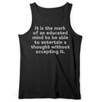An Educated Mind Tank