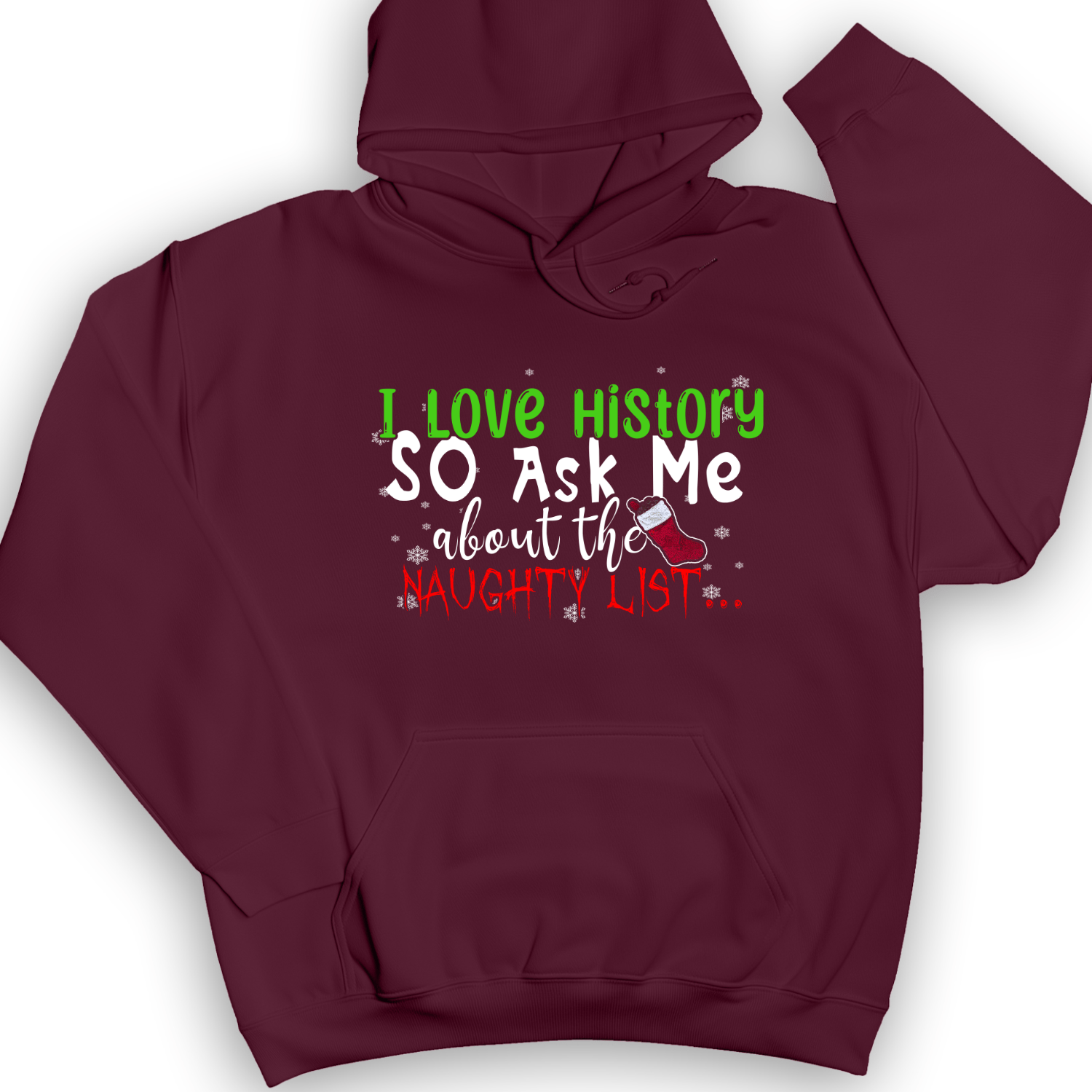 Ask Me About The Naughty List Hoodie