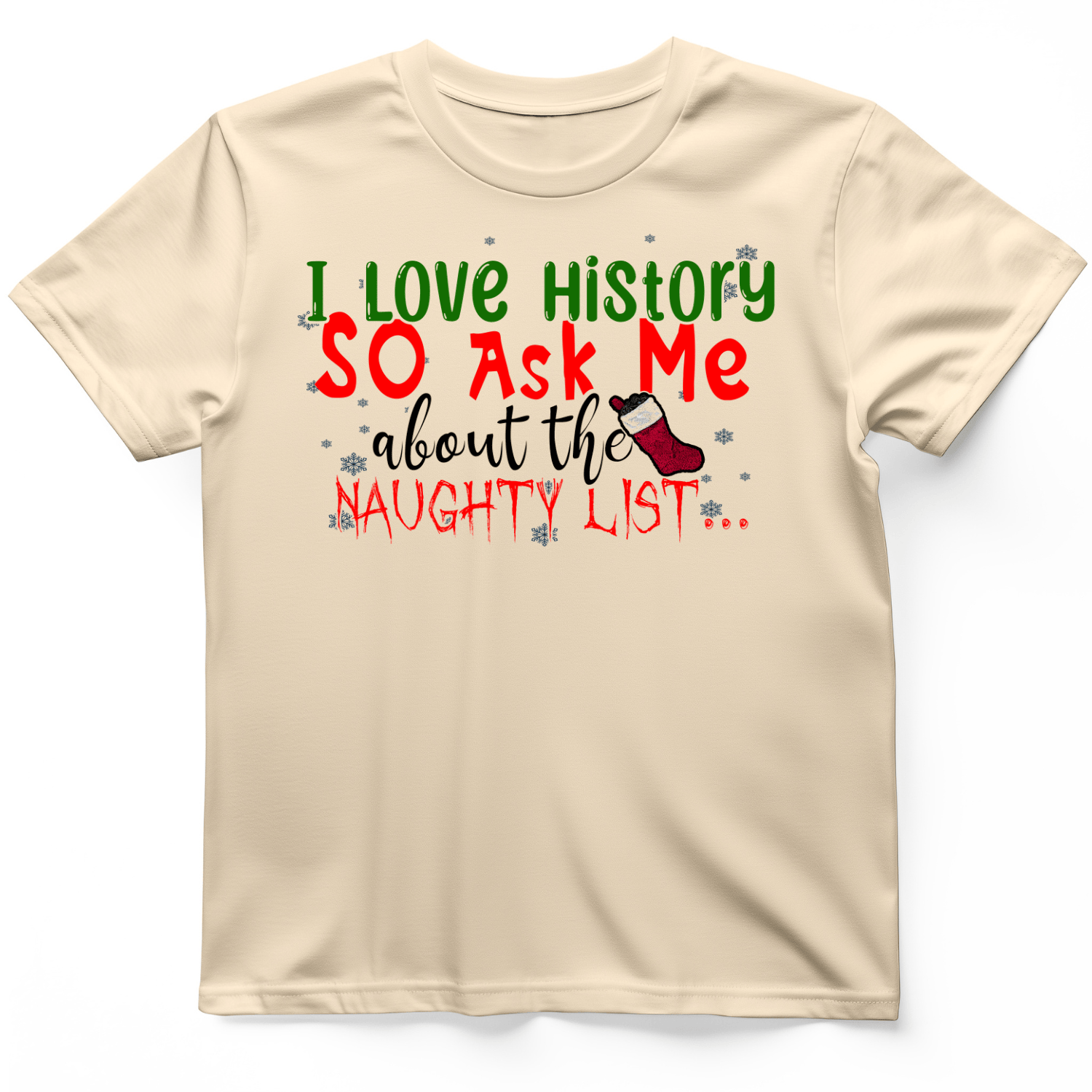 Ask Me About The Naughty List T-Shirt