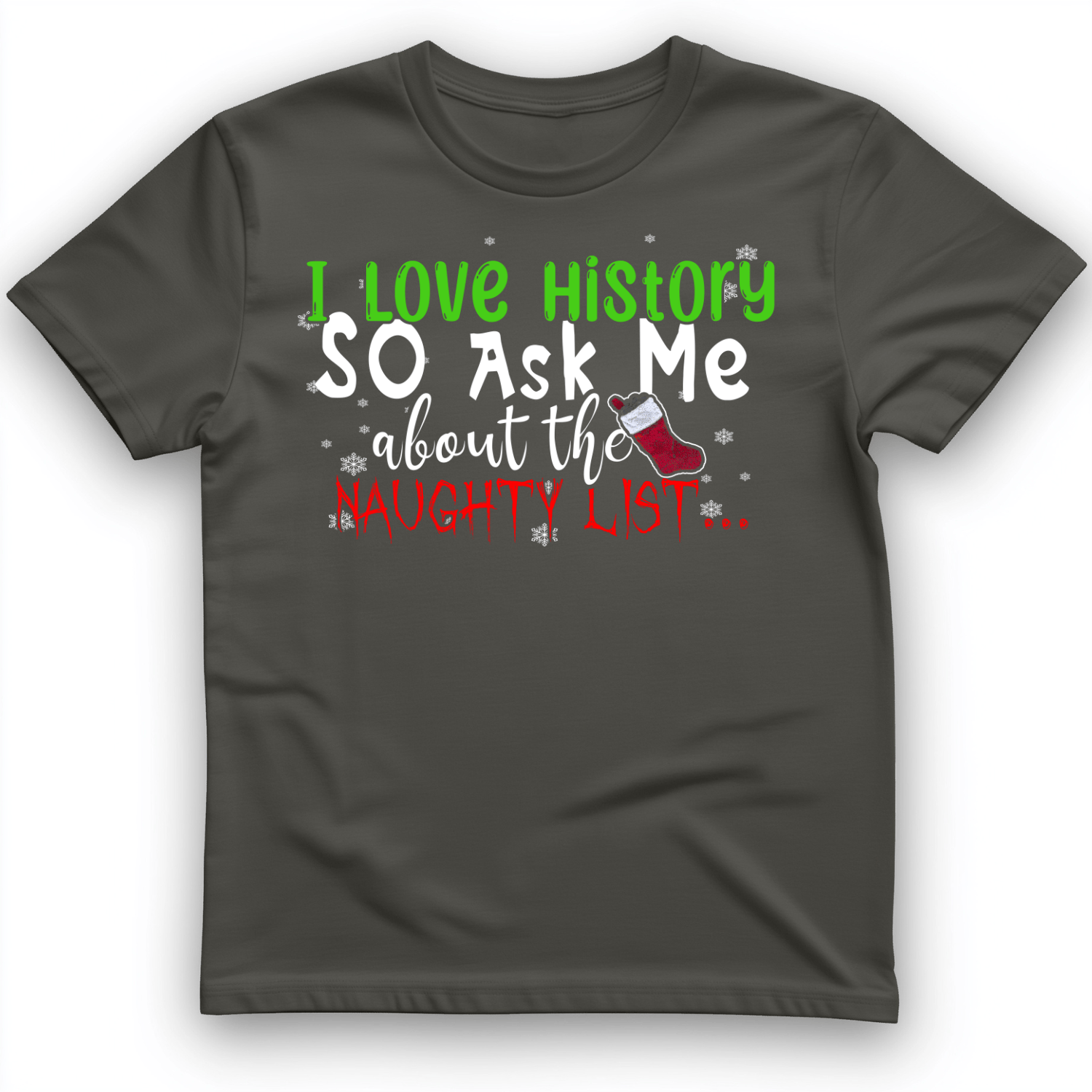Ask Me About The Naughty List T-Shirt