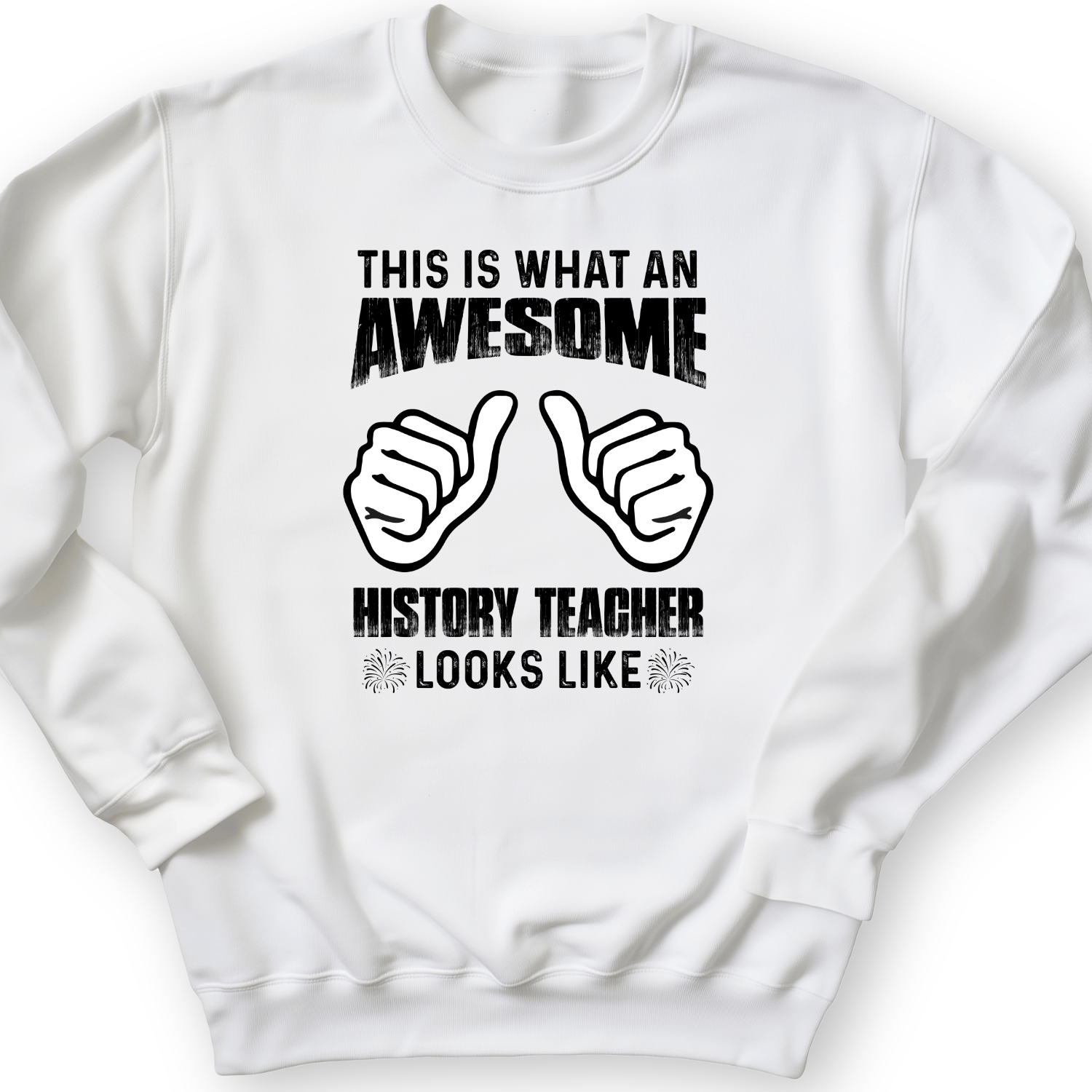 Awesome History Teacher Crewneck