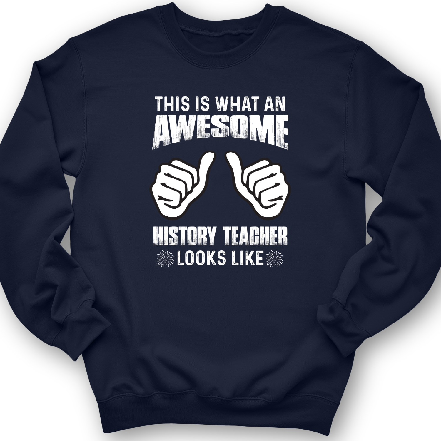 Awesome History Teacher Crewneck