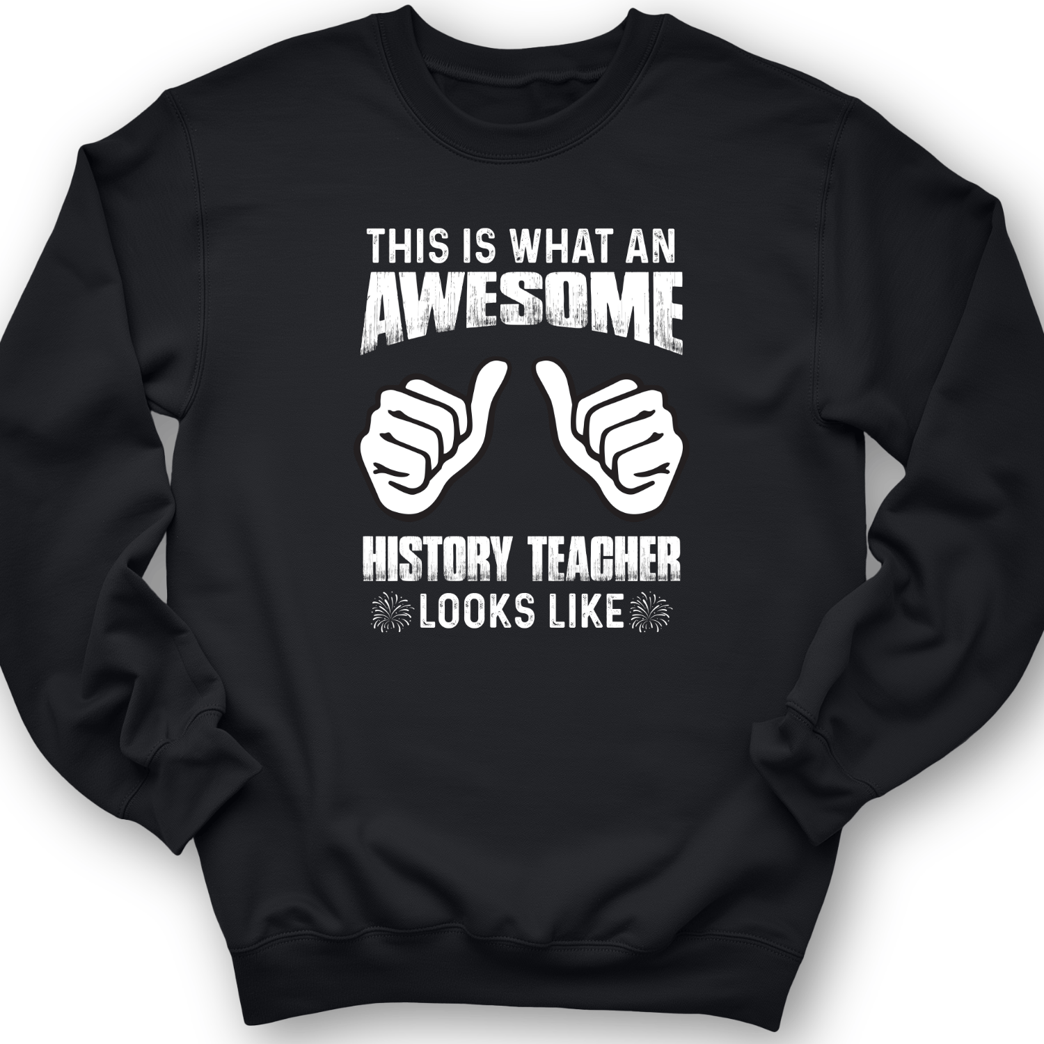 Awesome History Teacher Crewneck