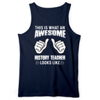 Awesome History Teacher Tank