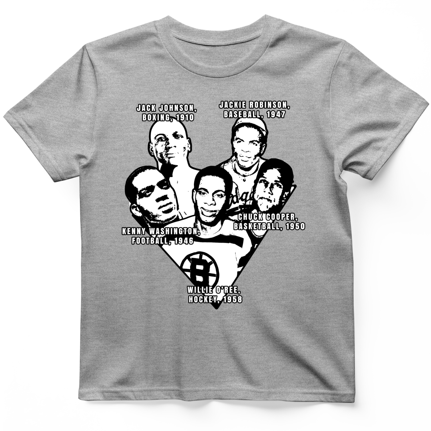 Black Sports Collage T-Shirt