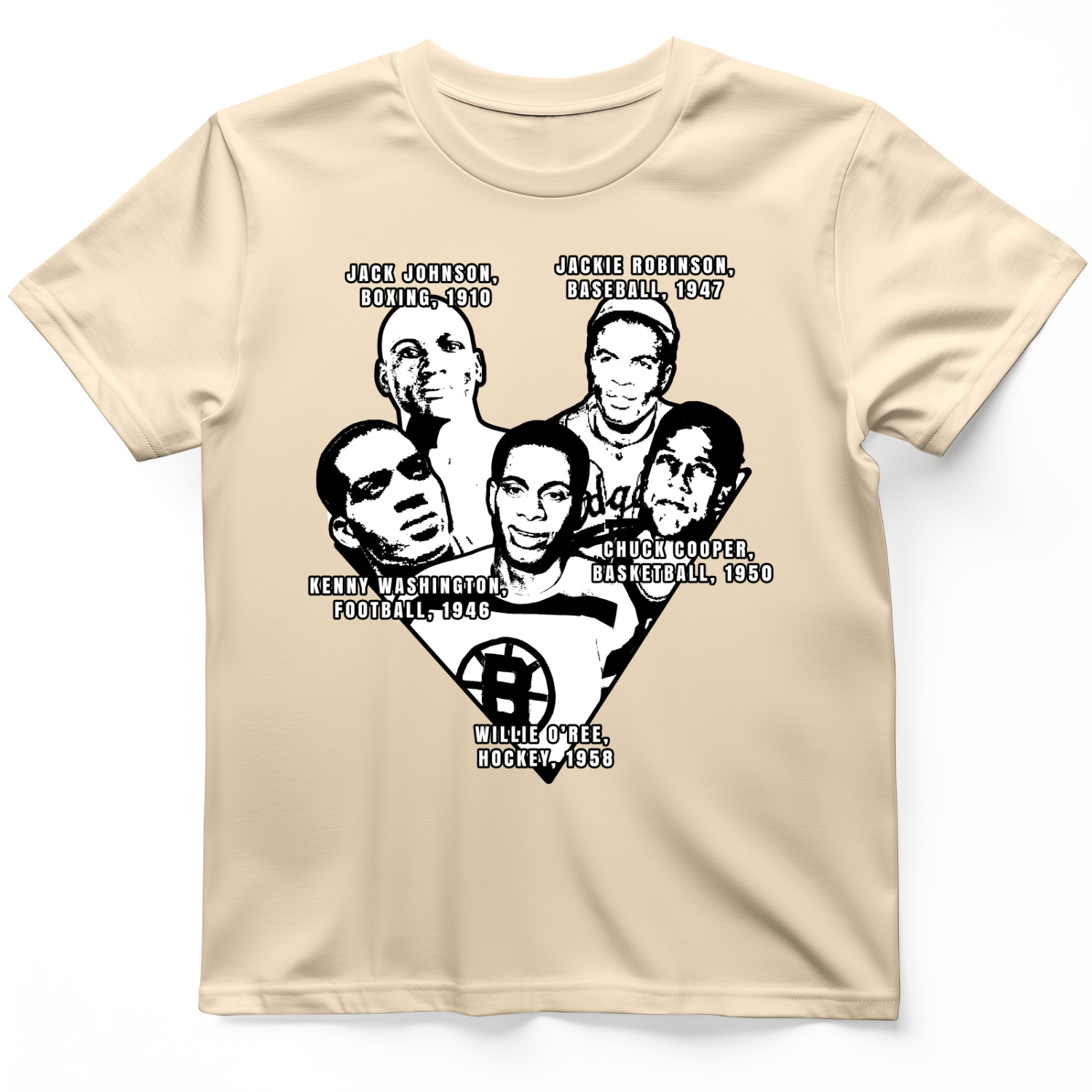 Black Sports Collage T-Shirt