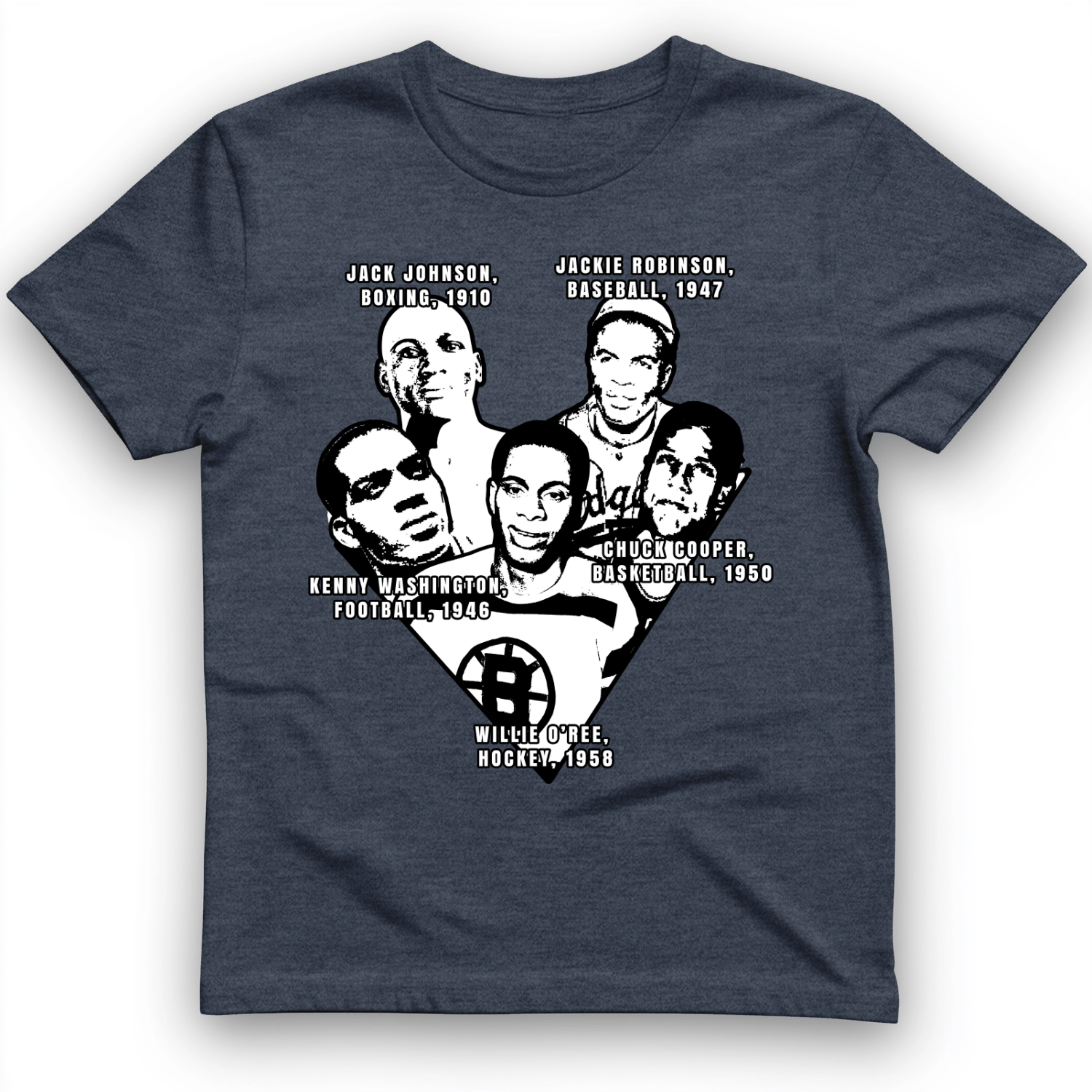 Black Sports Collage T-Shirt