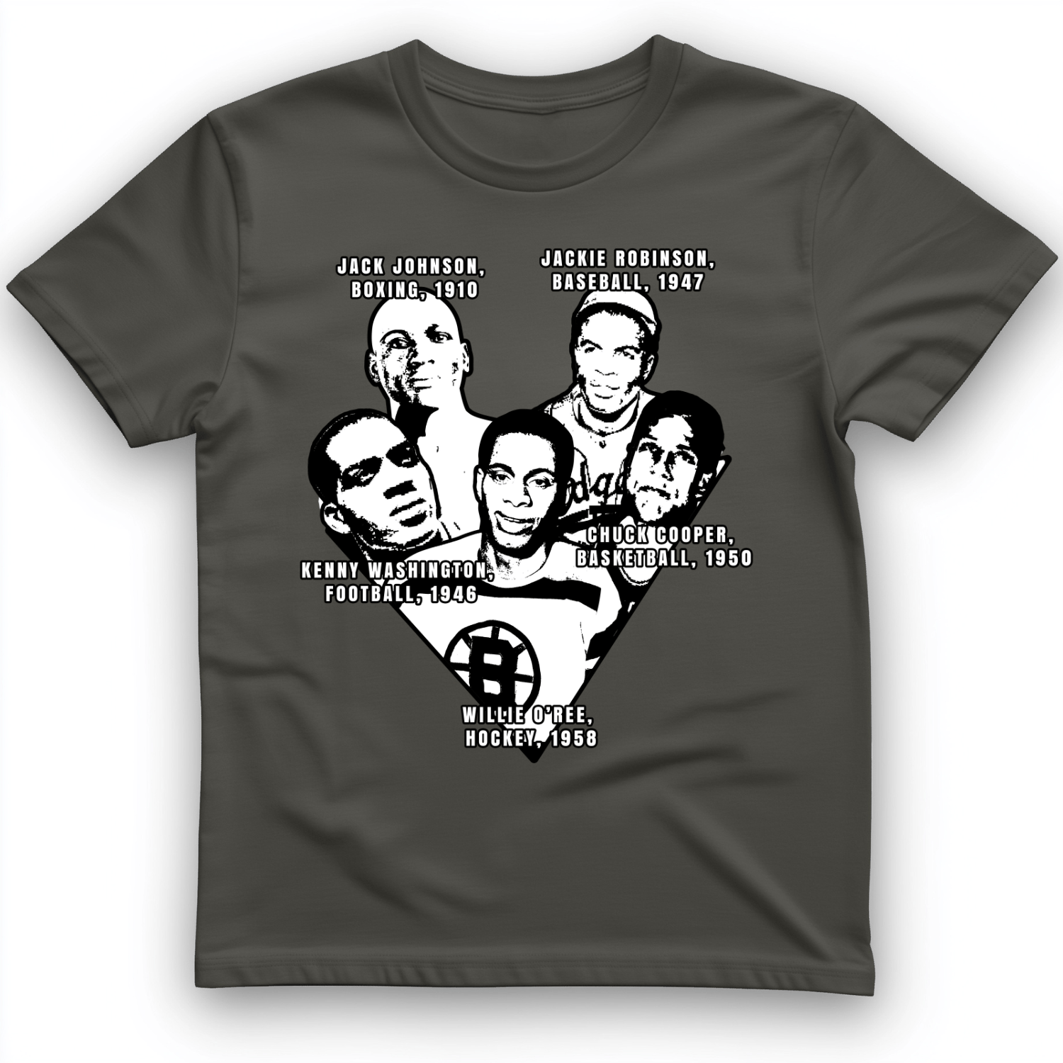 Black Sports Collage T-Shirt