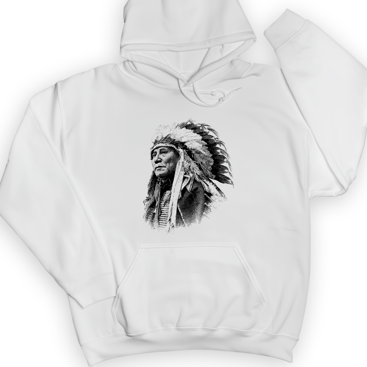Chief Hollow Horn Bear Hoodie