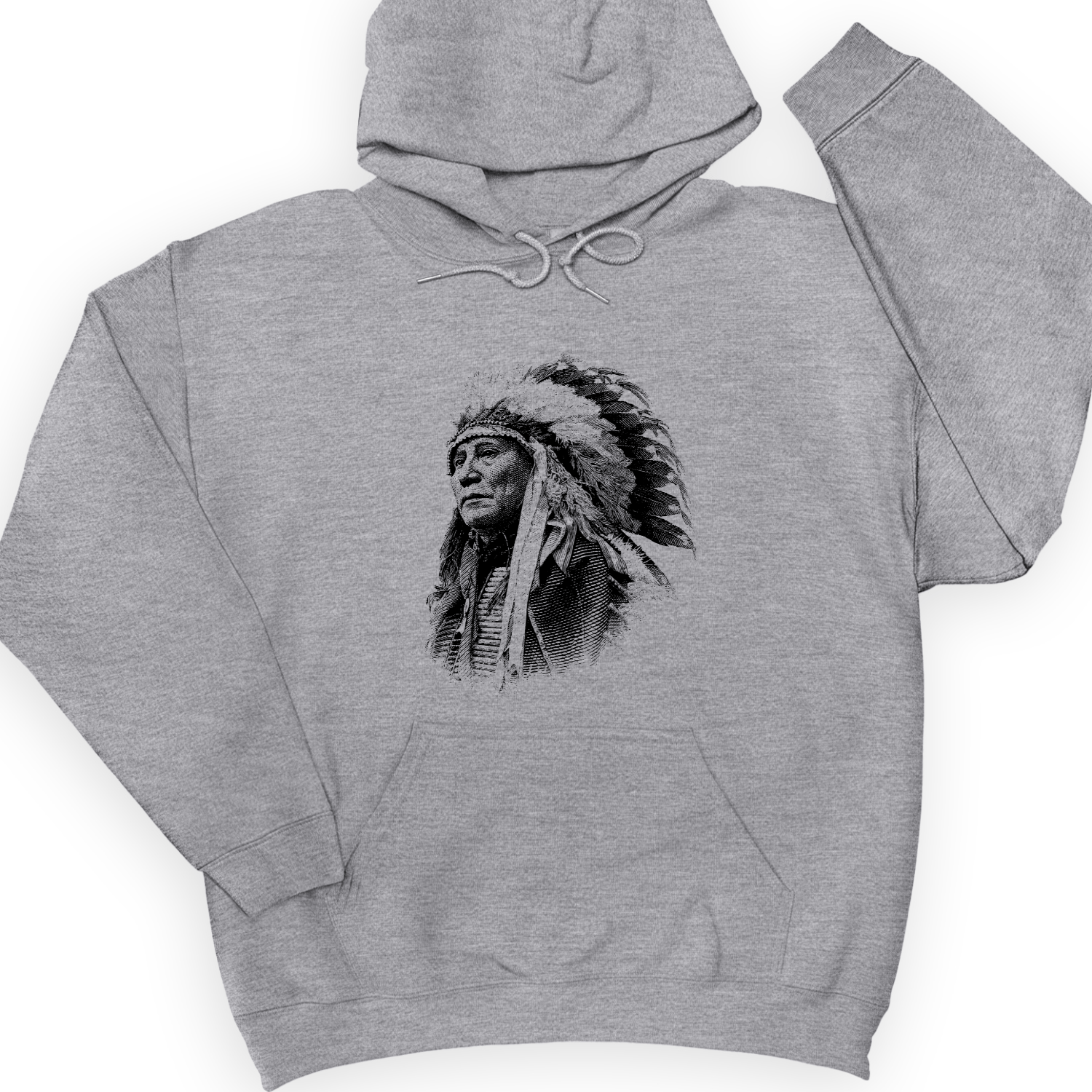 Chief Hollow Horn Bear Hoodie