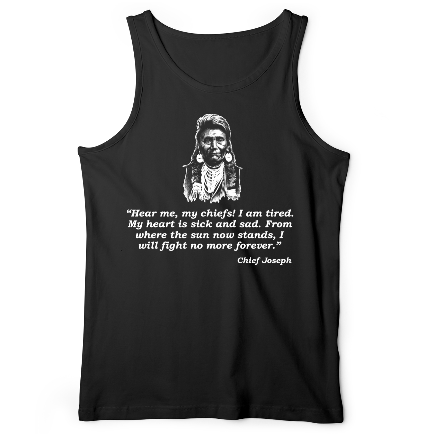 Chief Joseph Fight No More Tank