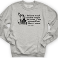 Chief Joseph Open Hearts Crewneck