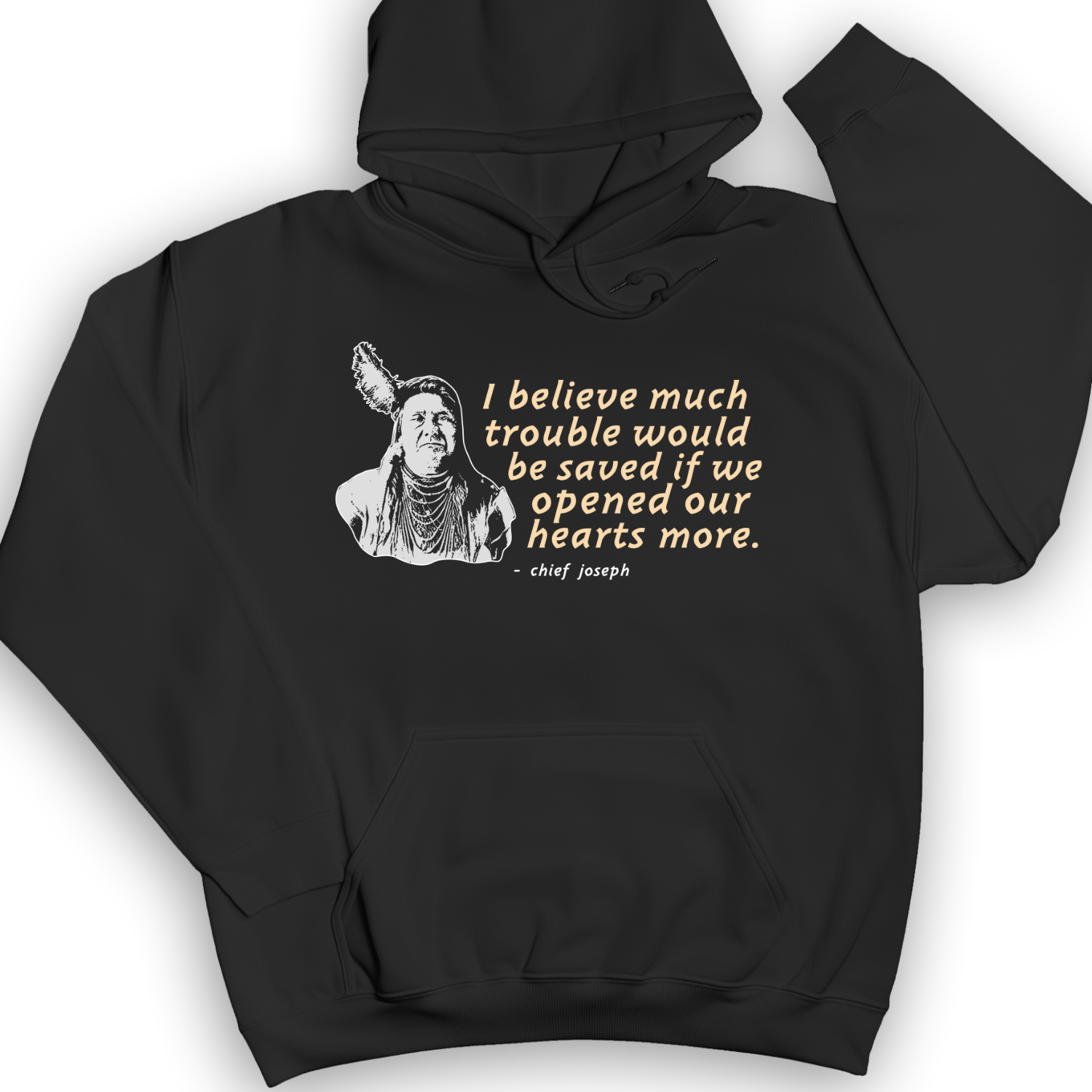 Chief Joseph Open Hearts Hoodie