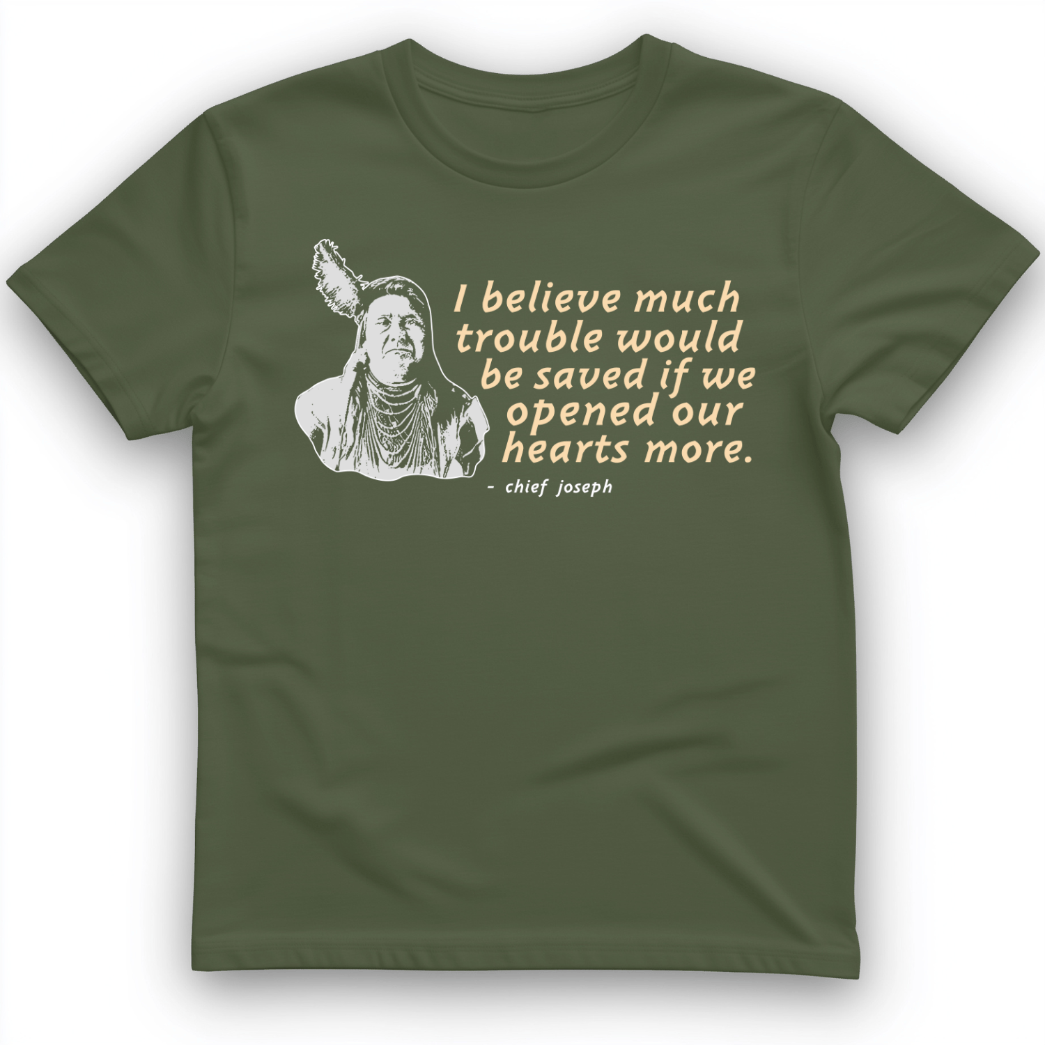 Chief Joseph Open Hearts T-Shirt