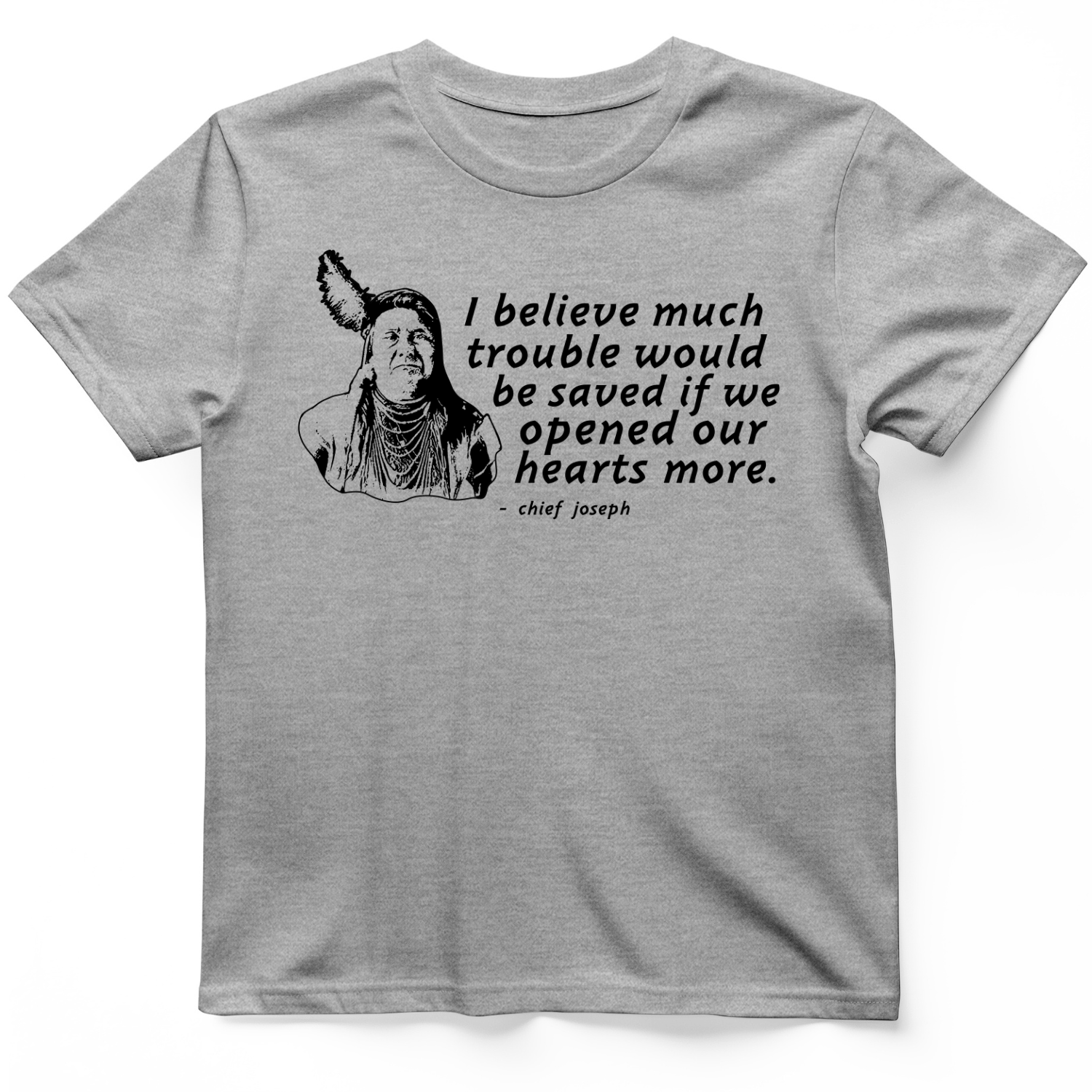 Chief Joseph Open Hearts T-Shirt