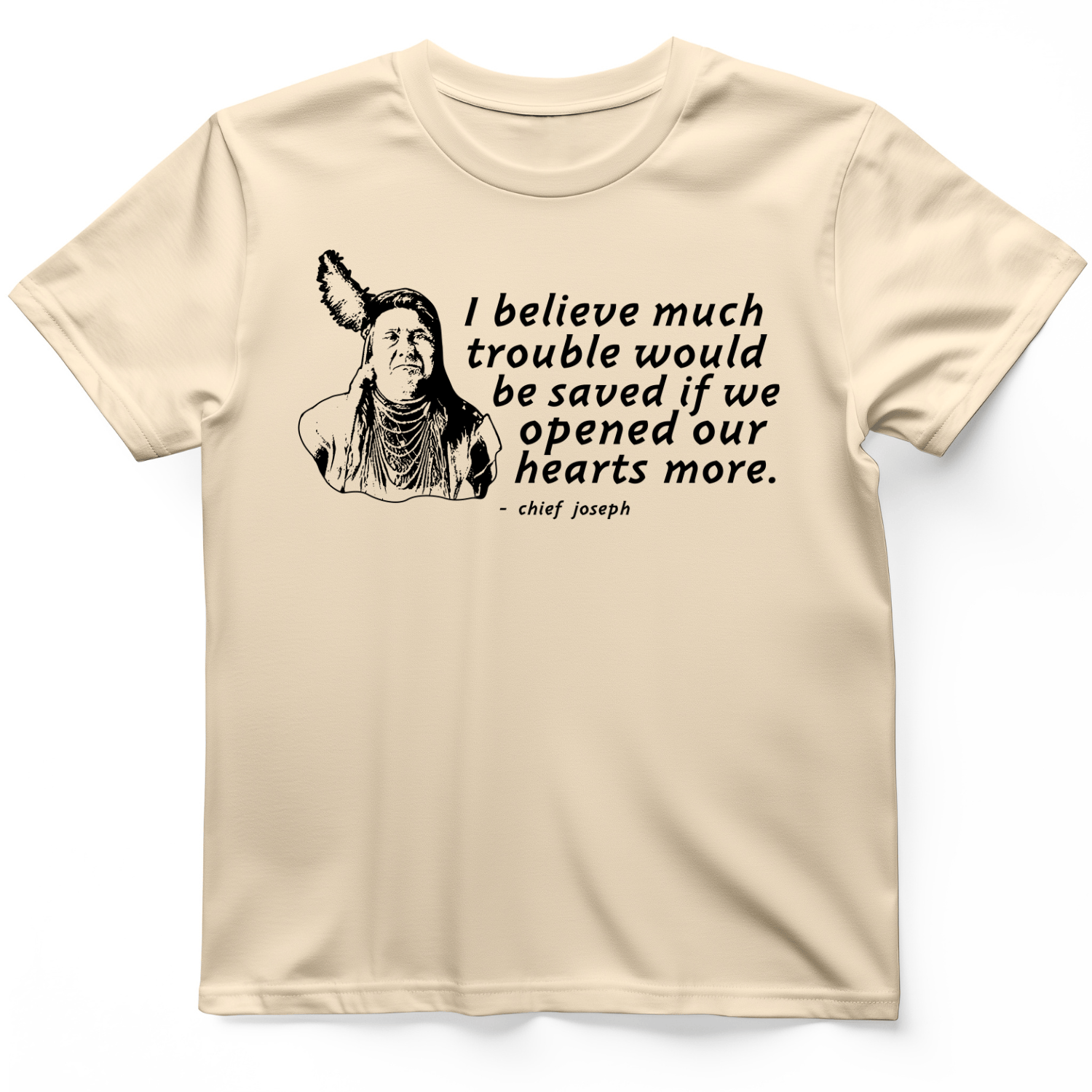 Chief Joseph Open Hearts T-Shirt
