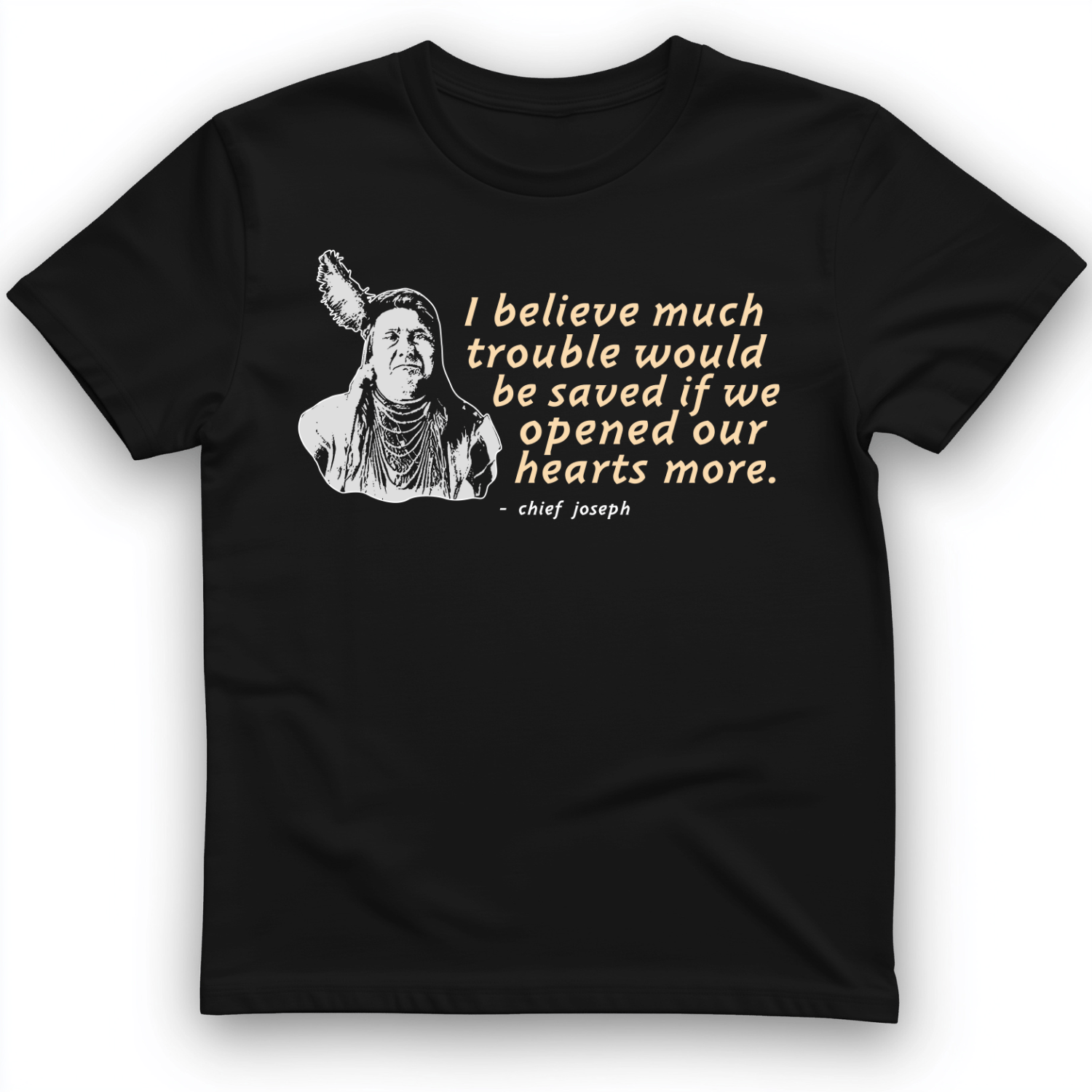 Chief Joseph Open Hearts T-Shirt