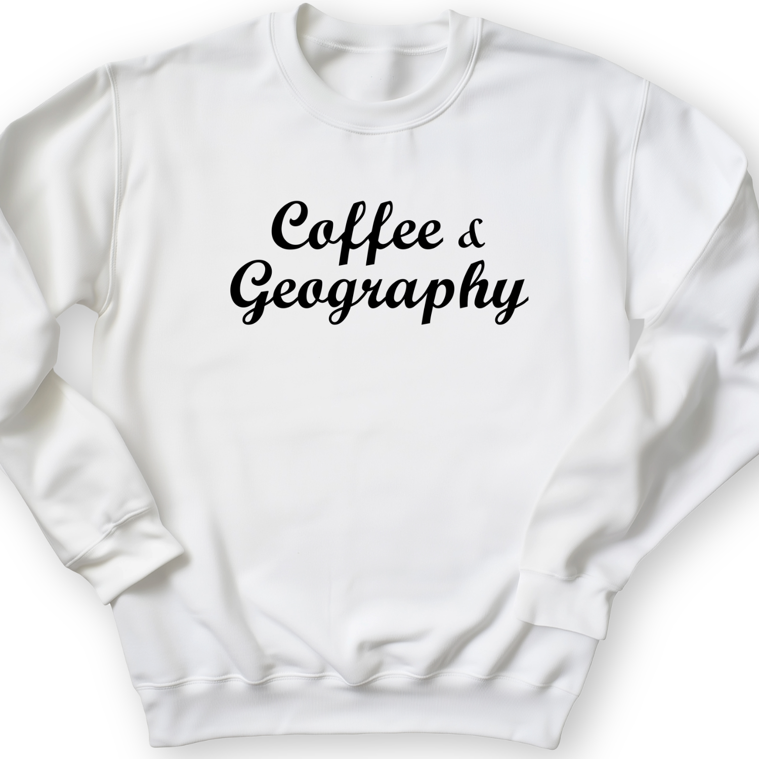 Coffee and Geography Crewneck