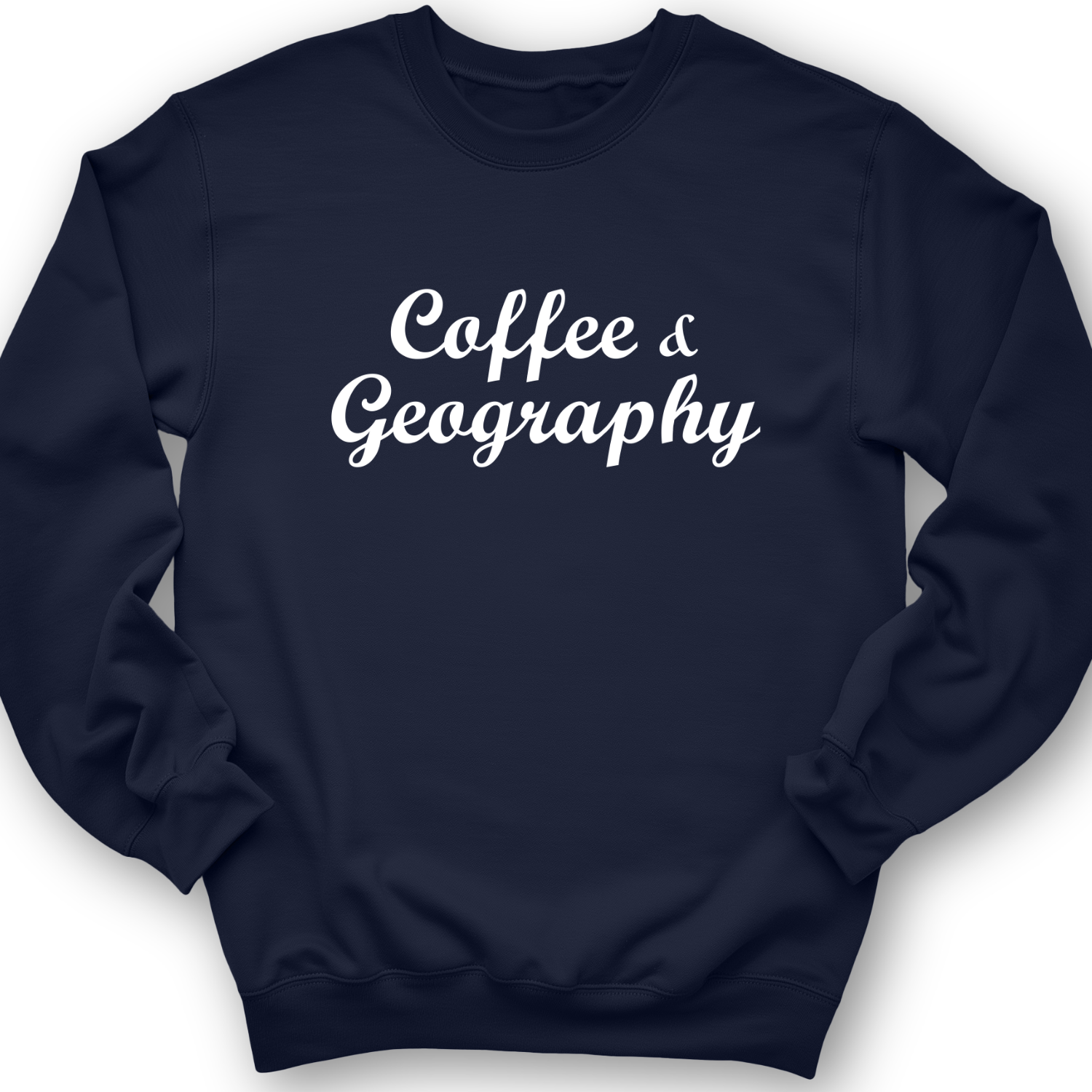 Coffee and Geography Crewneck