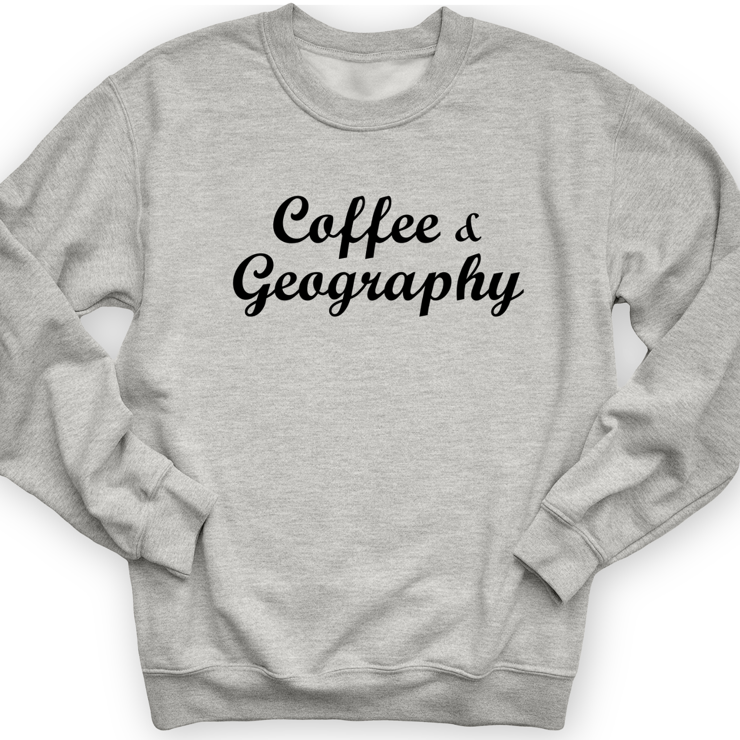 Coffee and Geography Crewneck
