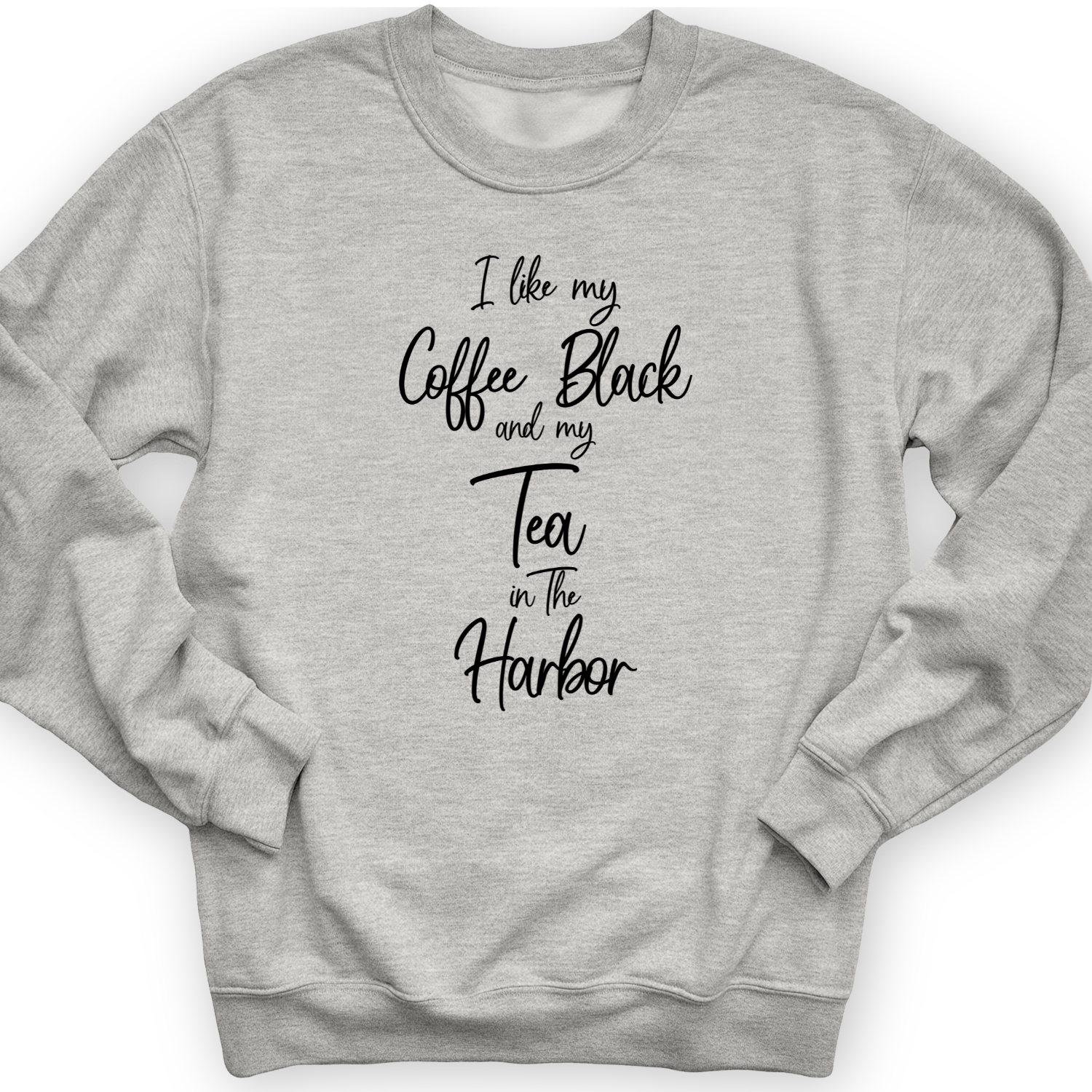 Coffee Black Crewneck