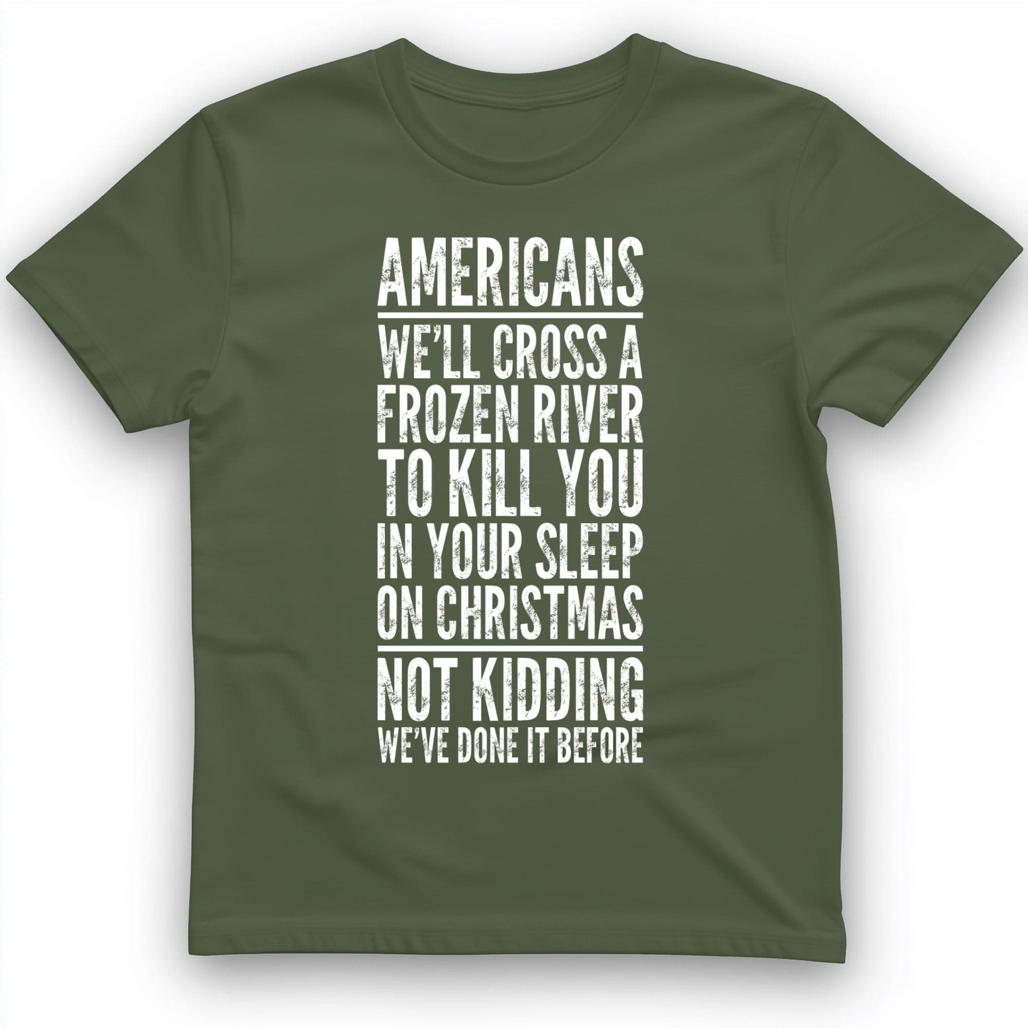 Cross A River On Xmas T-Shirt