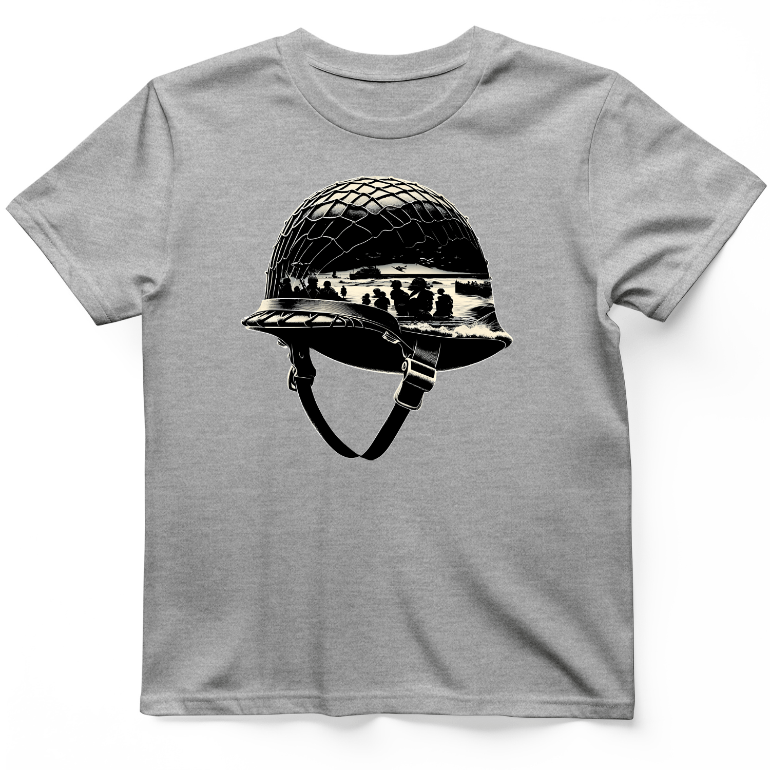 D-Day Helmet T-Shirt