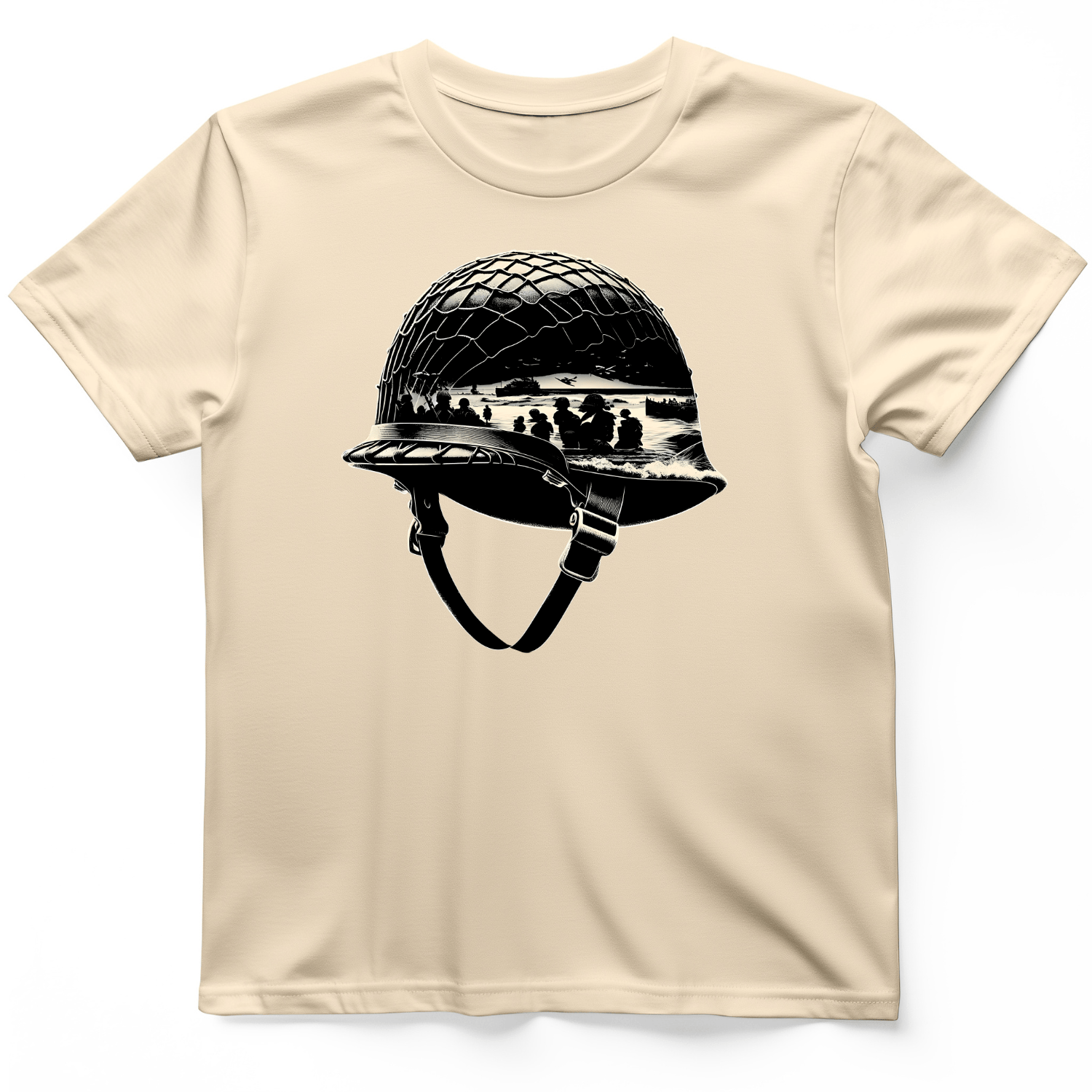 D-Day Helmet T-Shirt