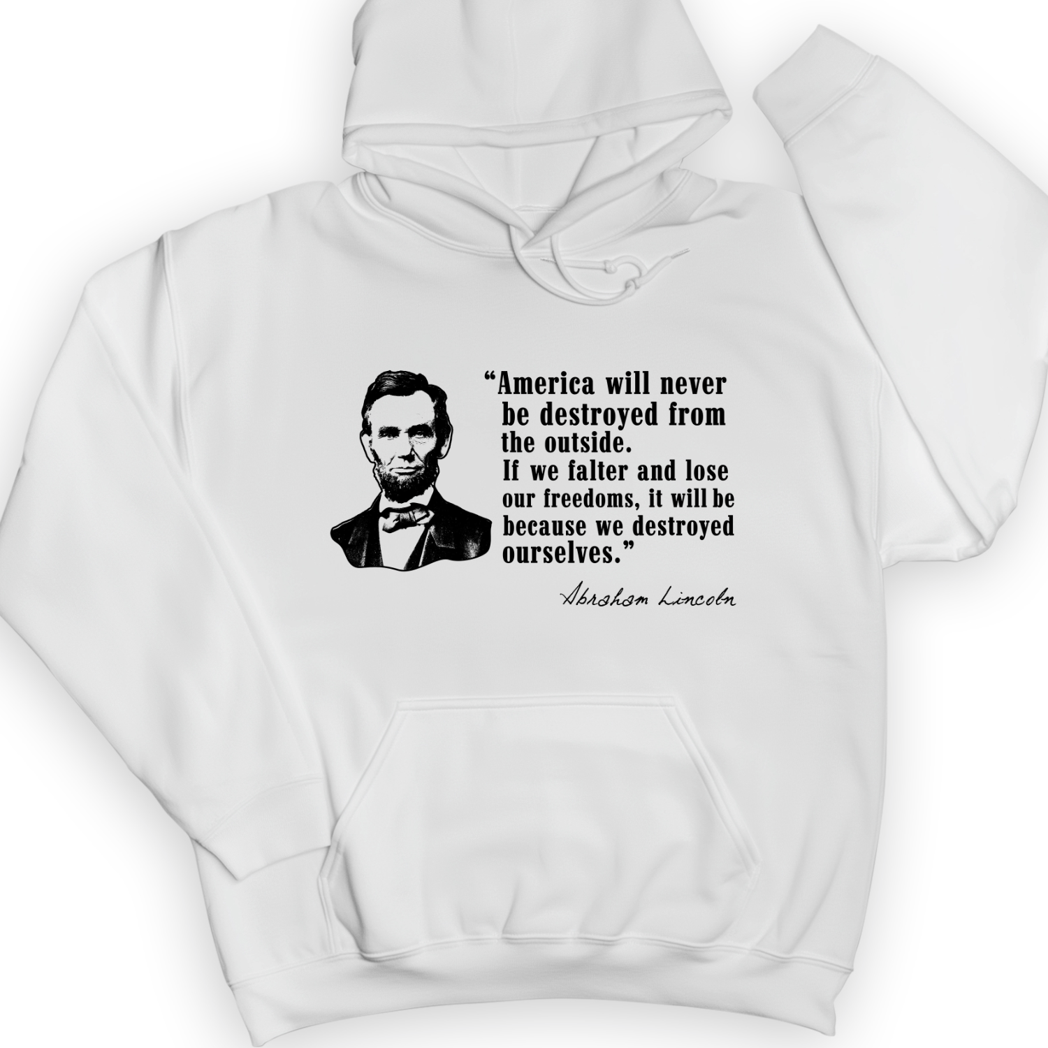 Destroyed Ourselves Lincoln Hoodie