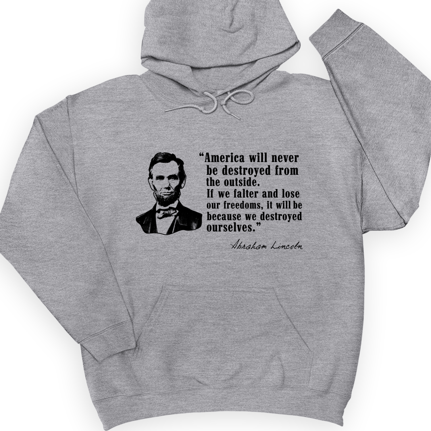 Destroyed Ourselves Lincoln Hoodie