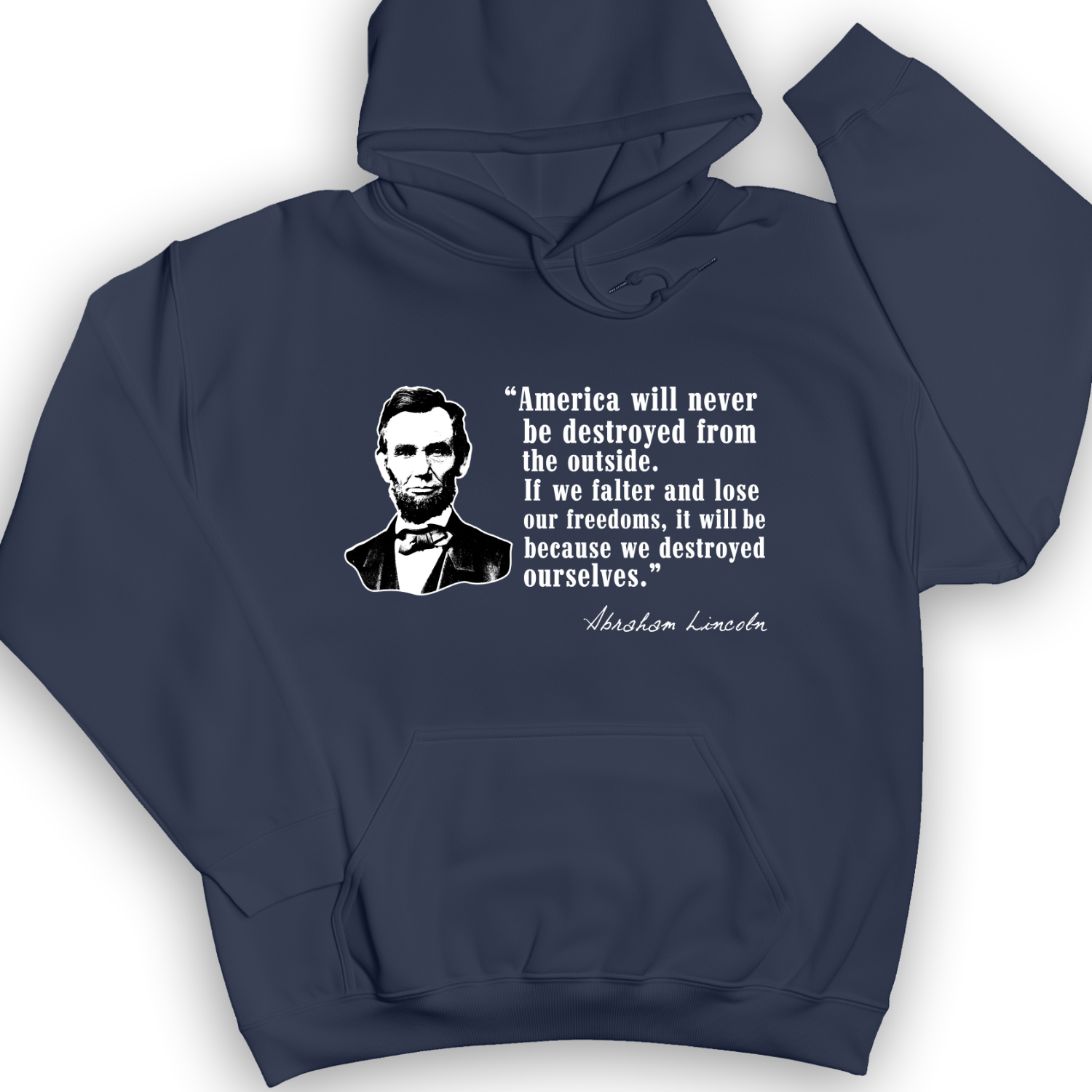 Destroyed Ourselves Lincoln Hoodie