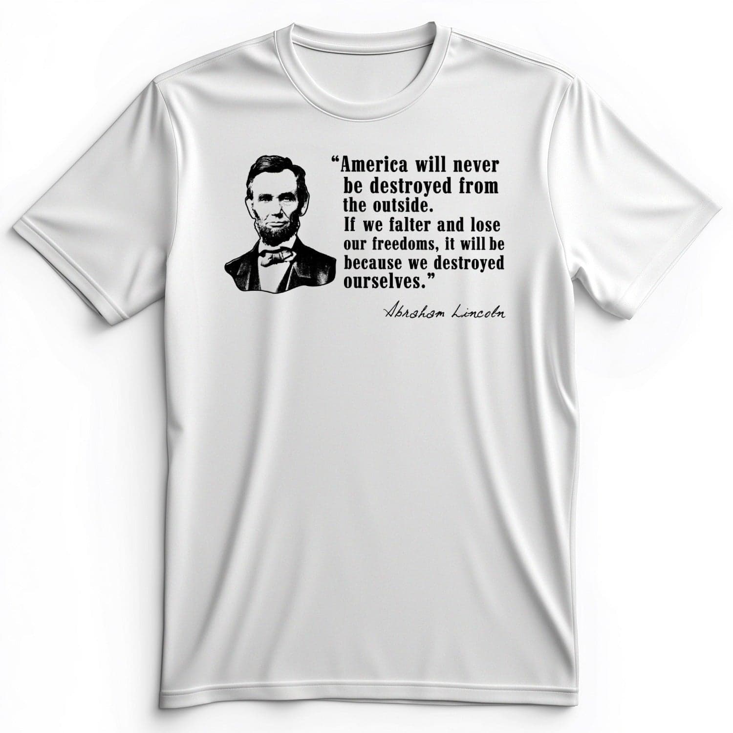 Destroyed Ourselves Lincoln Premium Tee