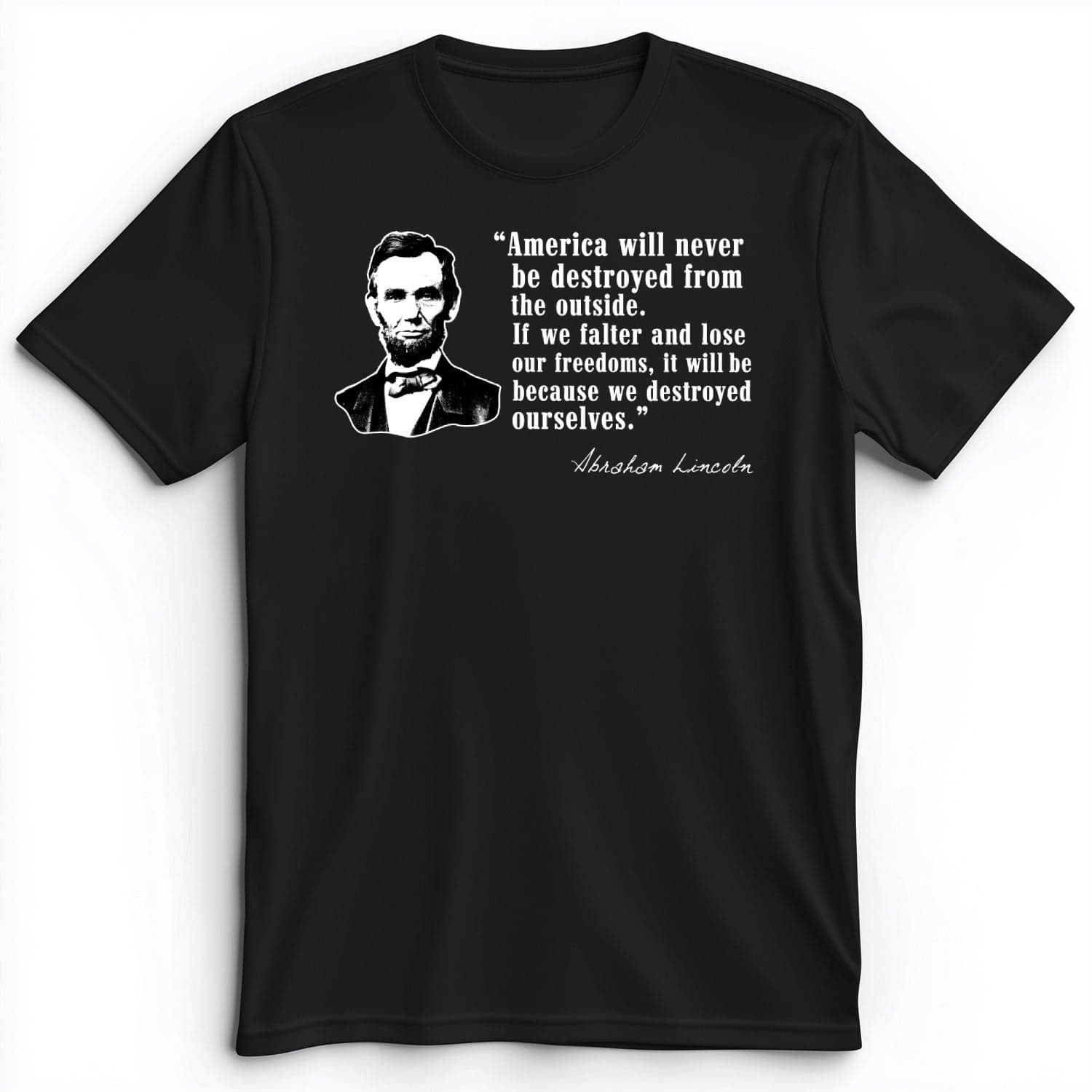 Destroyed Ourselves Lincoln Premium Tee