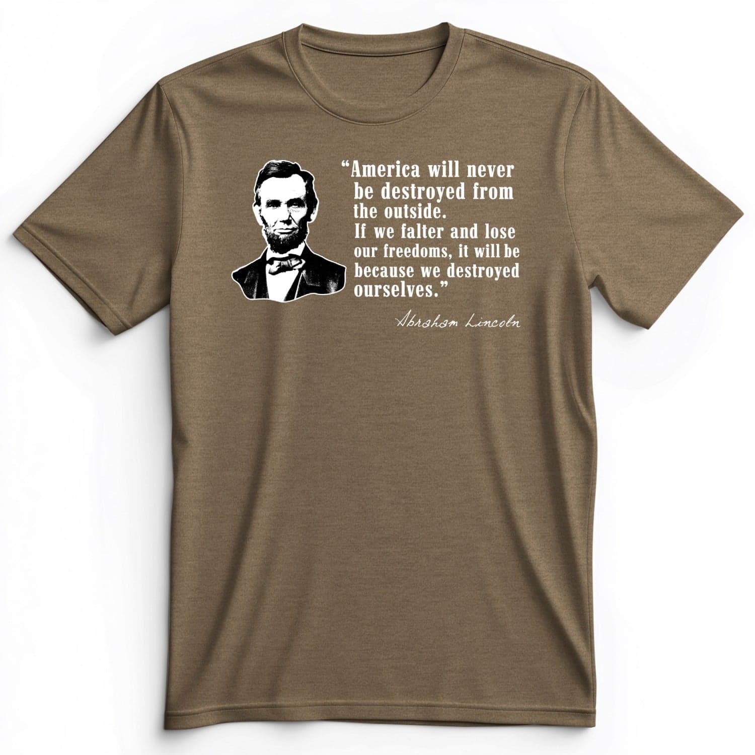 Destroyed Ourselves Lincoln Premium Tee