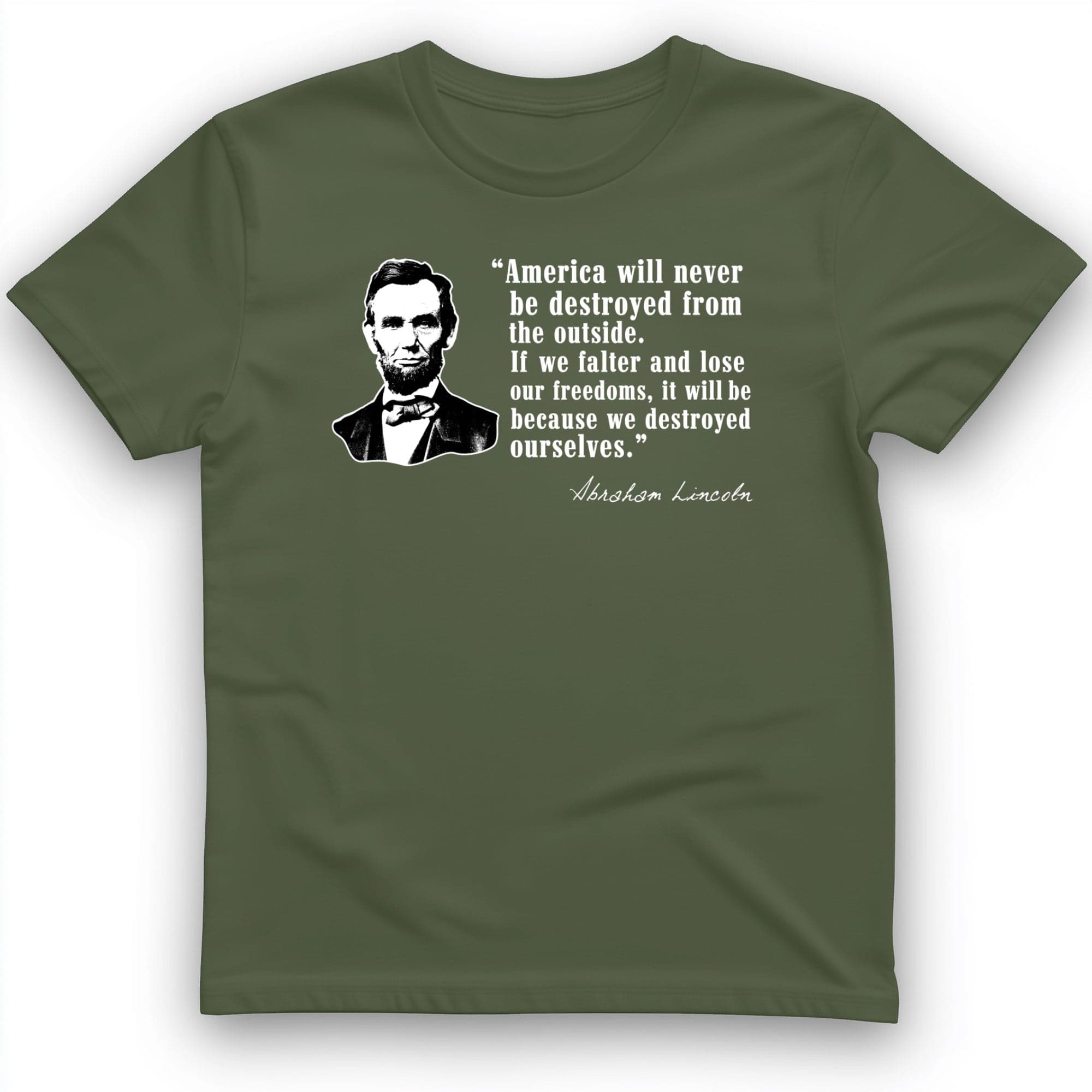 Destroyed Ourselves Lincoln T-Shirt
