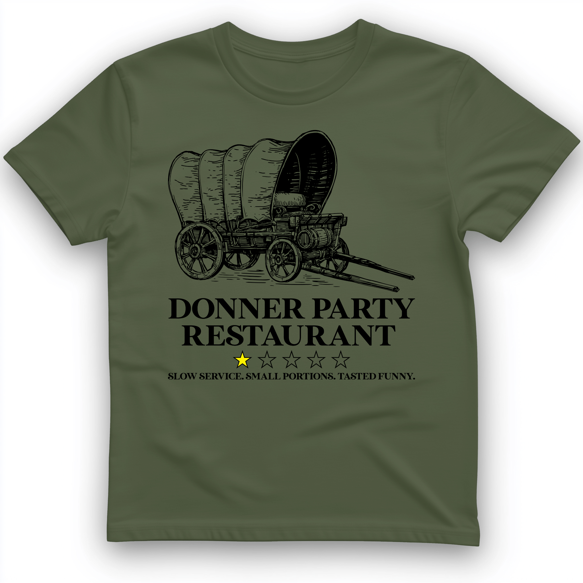 Donner Party Restaurant Review T-Shirt