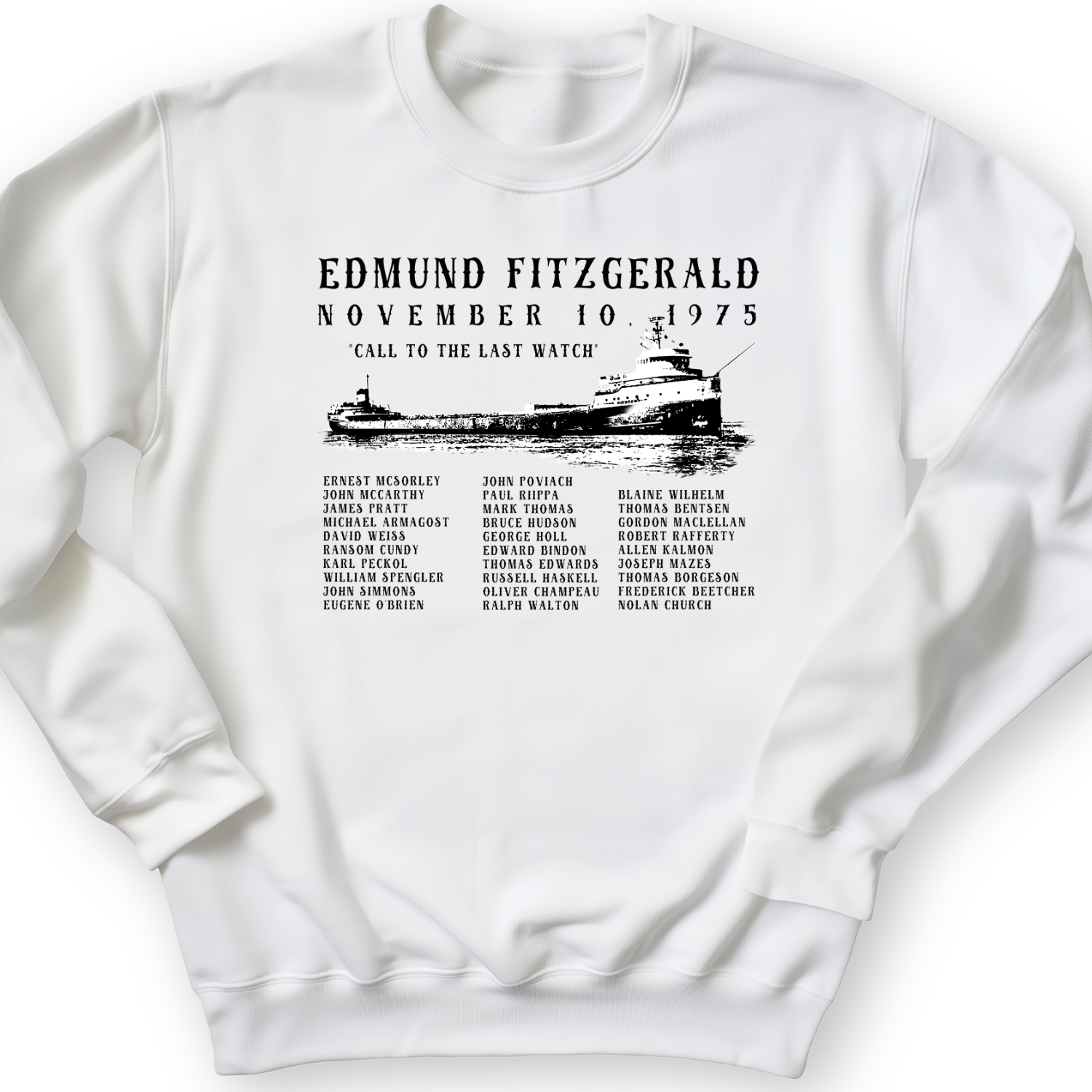 Edmund Fitzgerald Crewneck