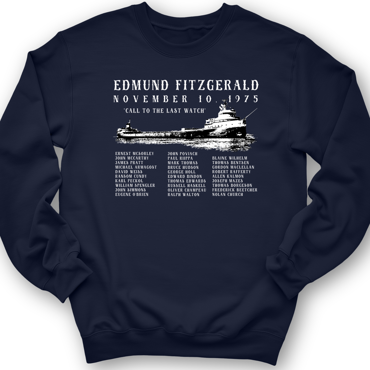 Edmund Fitzgerald Crewneck