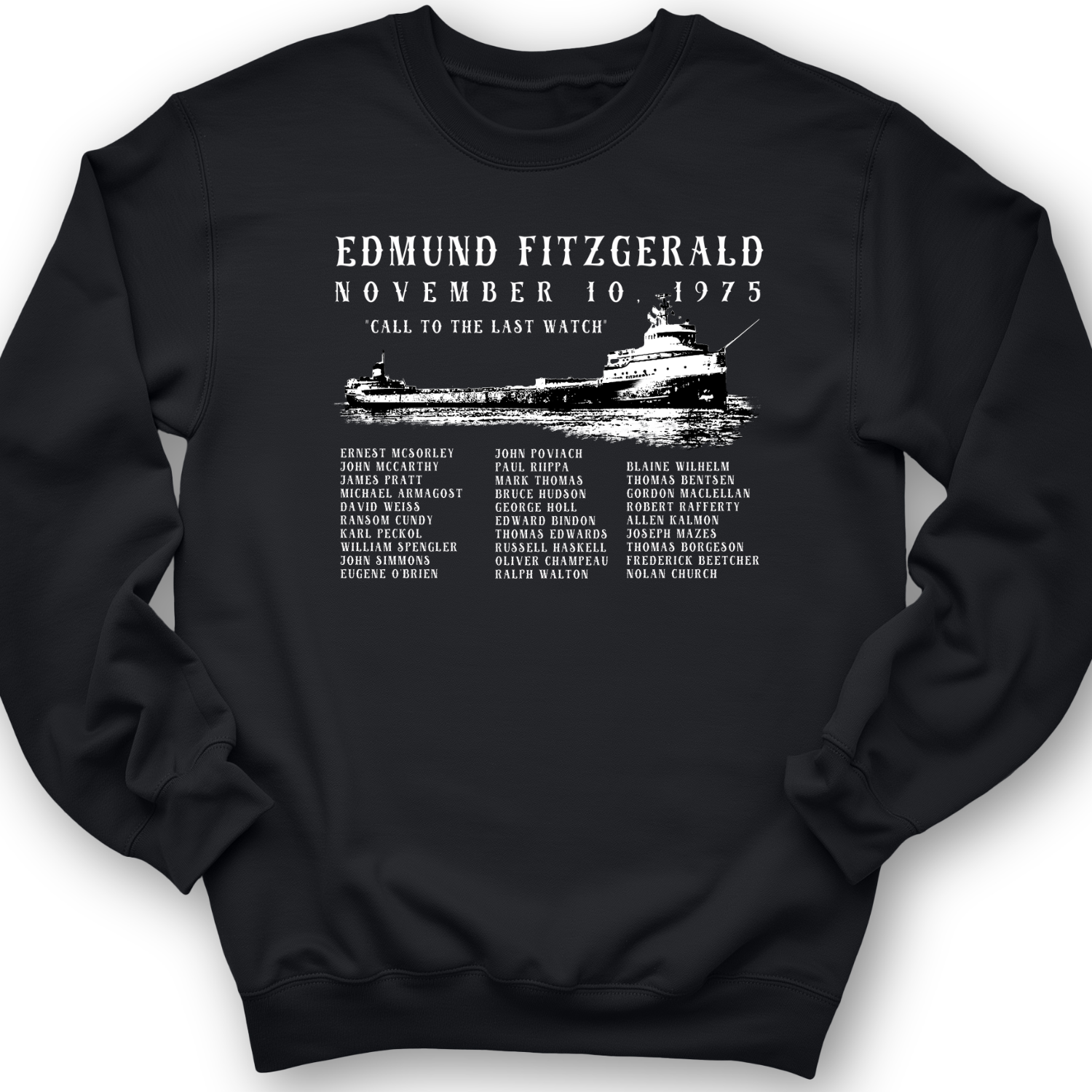 Edmund Fitzgerald Crewneck