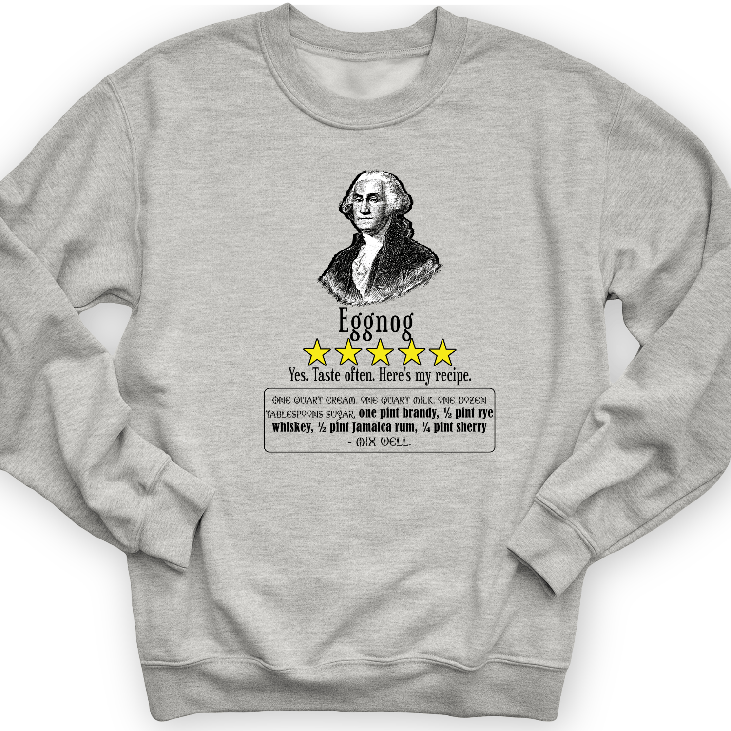 Eggnog George Washington Crewneck