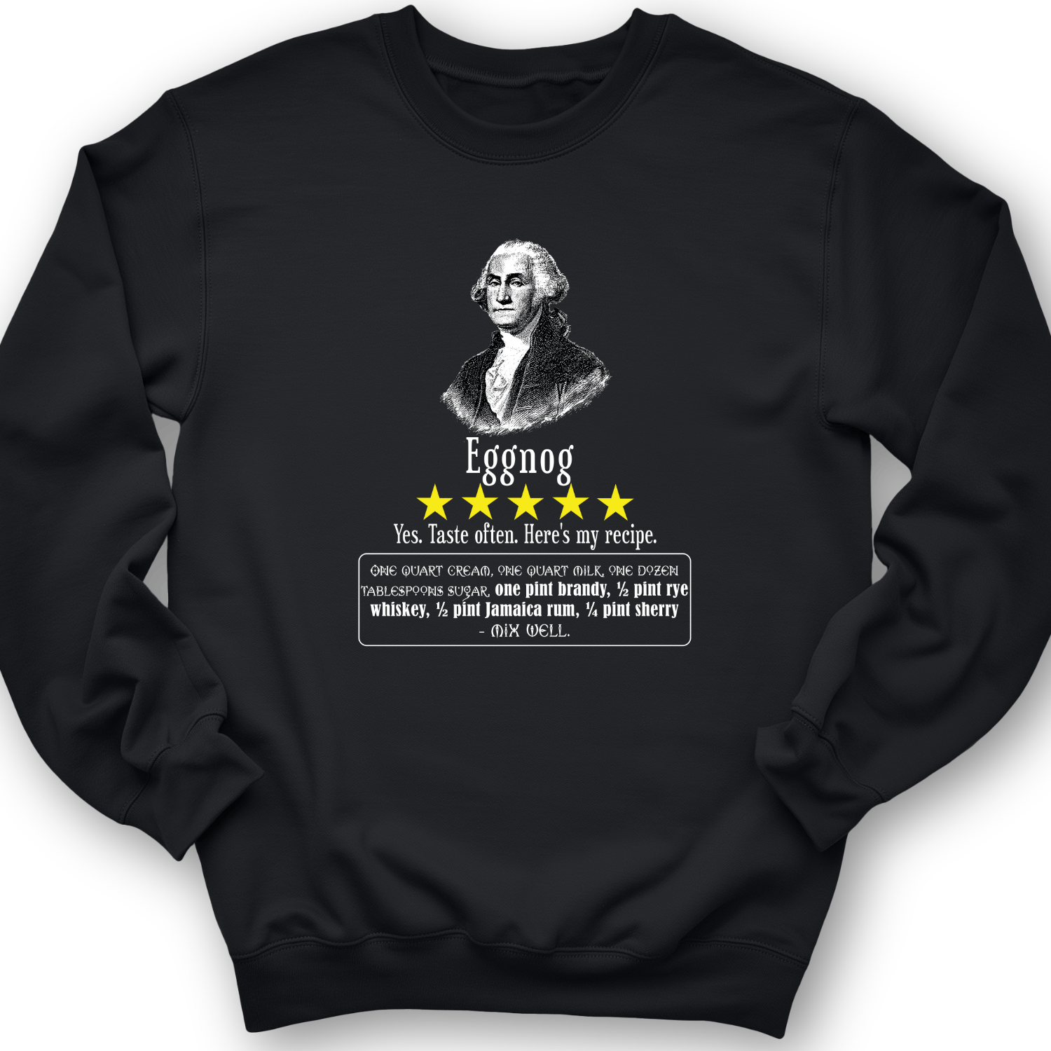 Eggnog George Washington Crewneck