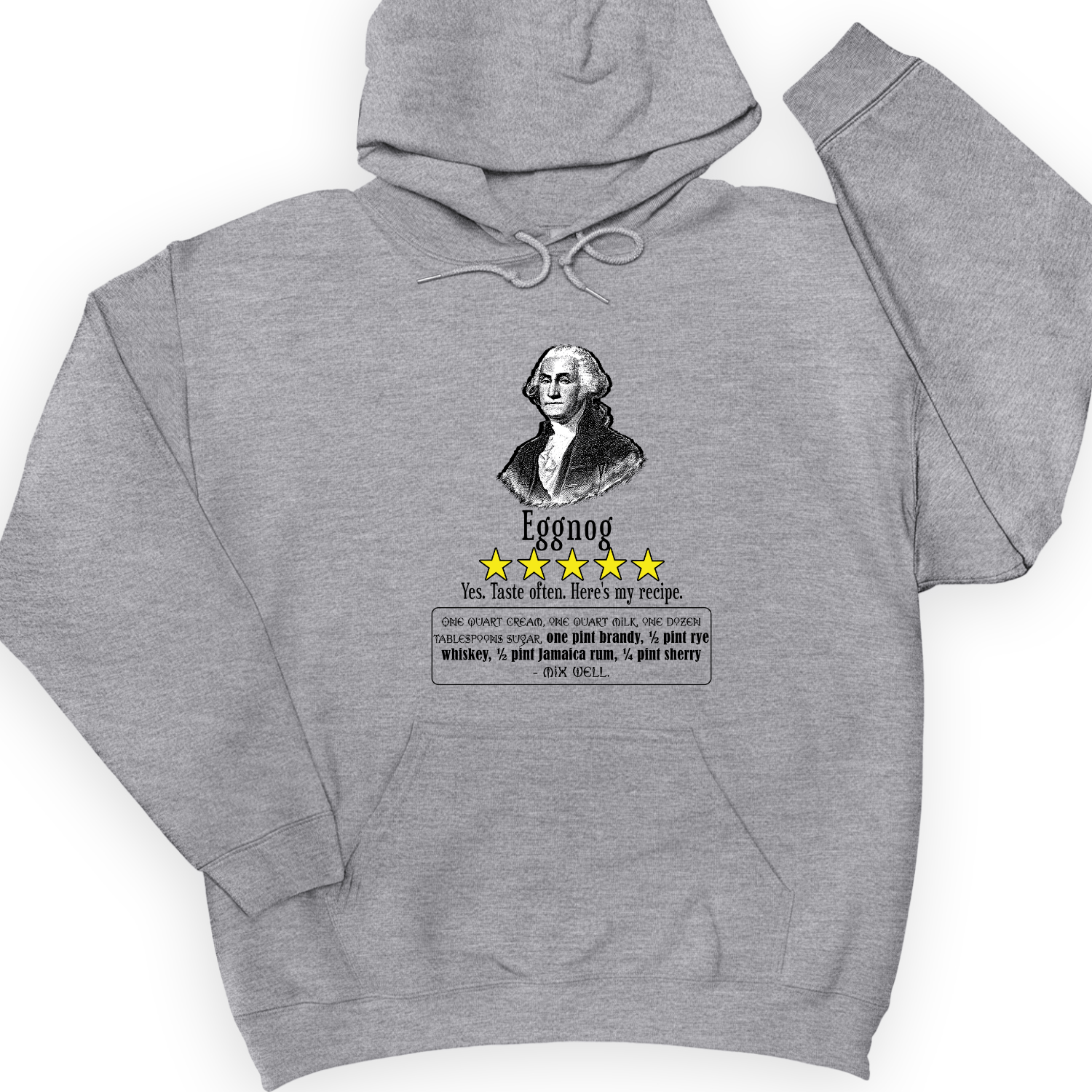 Eggnog George Washington Hoodie