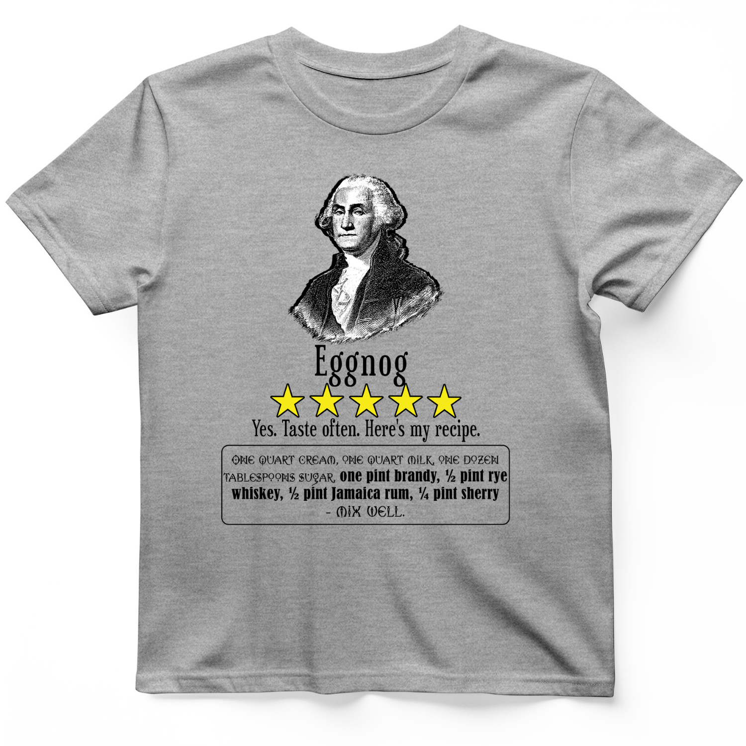 Eggnog George Washington T-Shirt