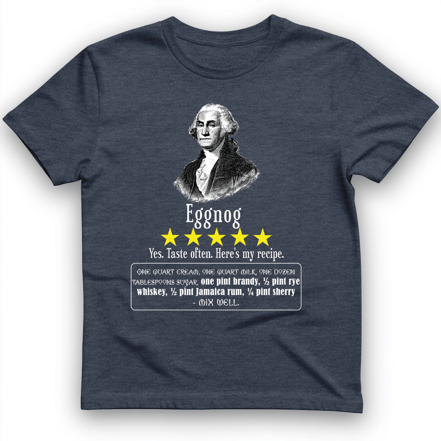 Eggnog George Washington T-Shirt
