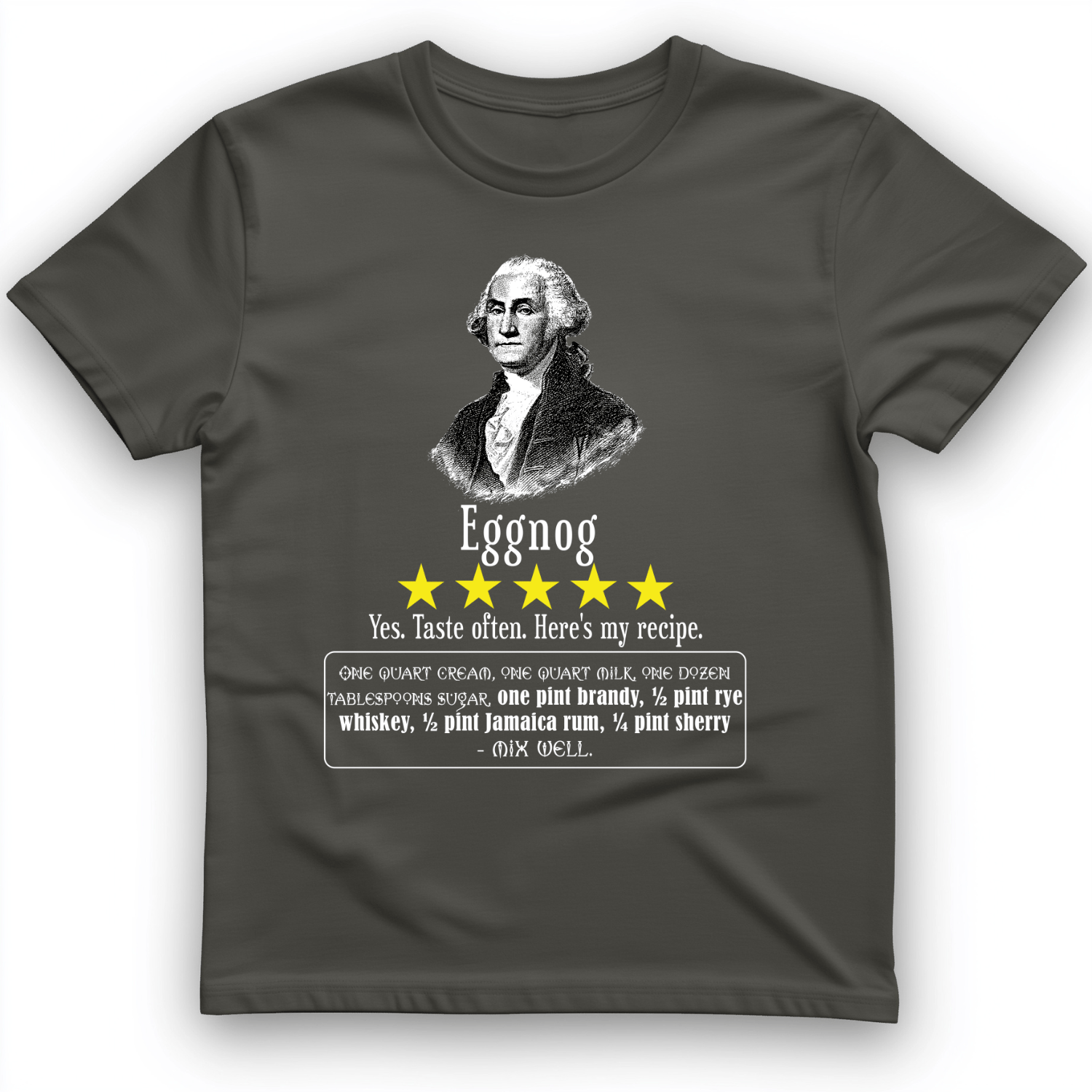 Eggnog George Washington T-Shirt