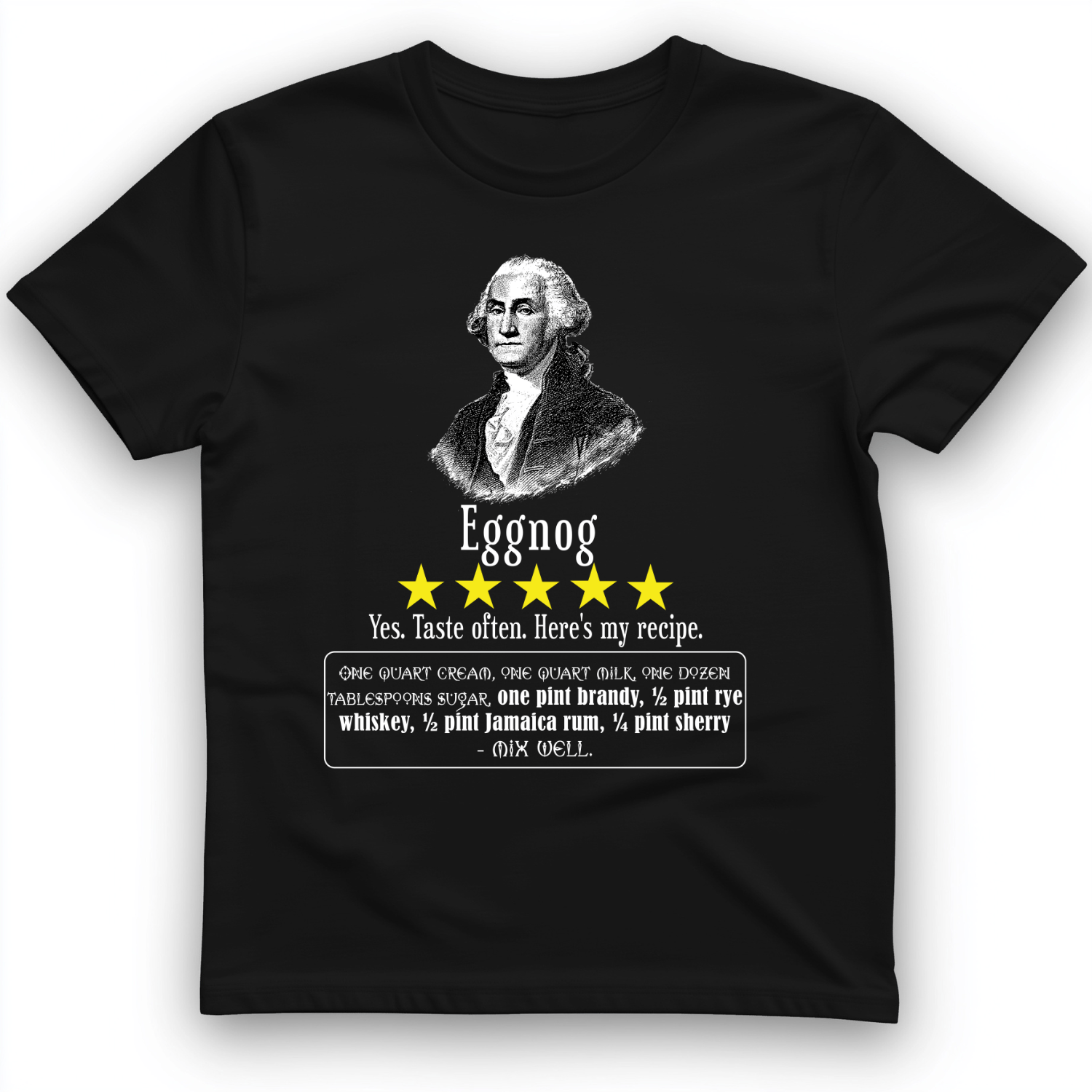 Eggnog George Washington T-Shirt