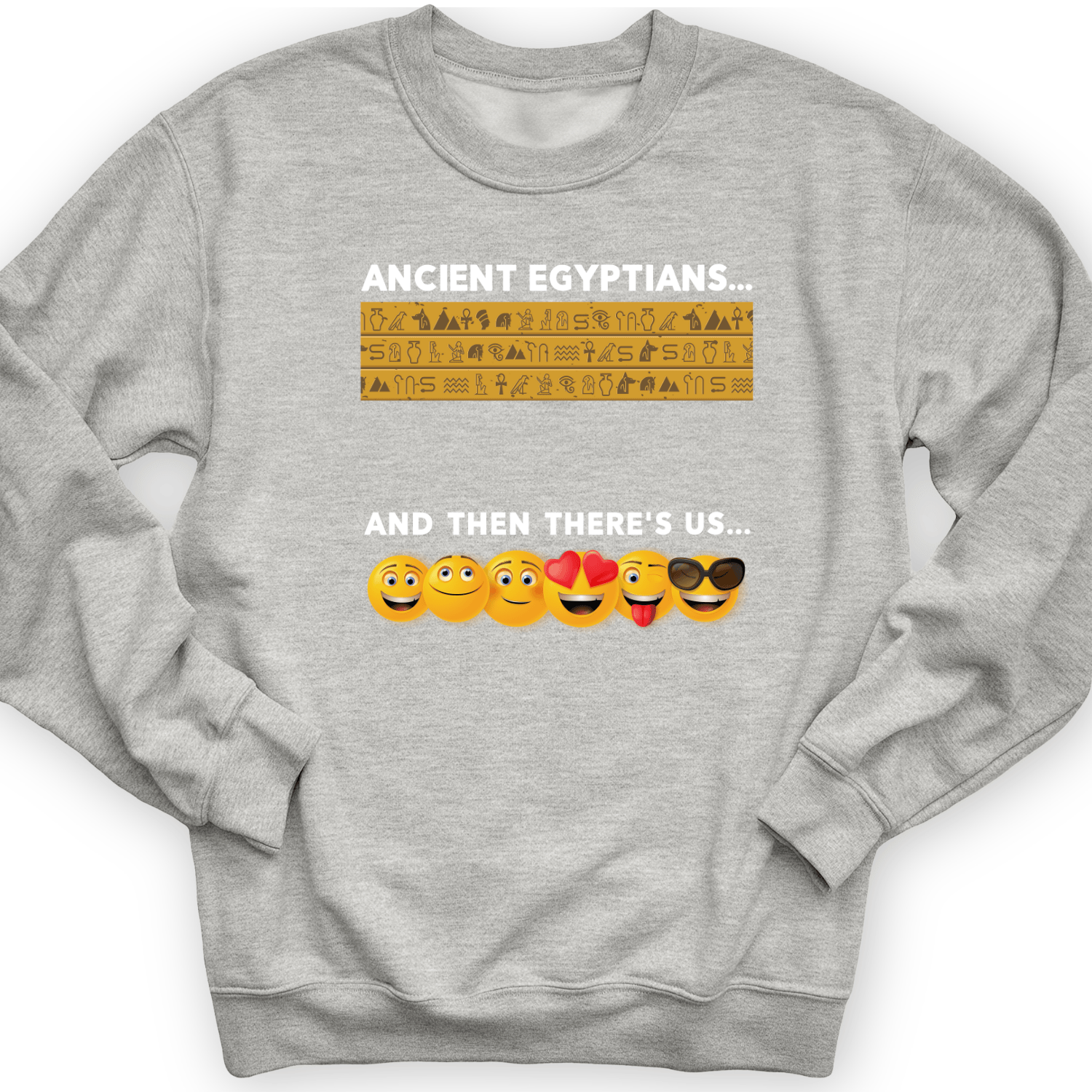 Egyptian Emoticons Crewneck
