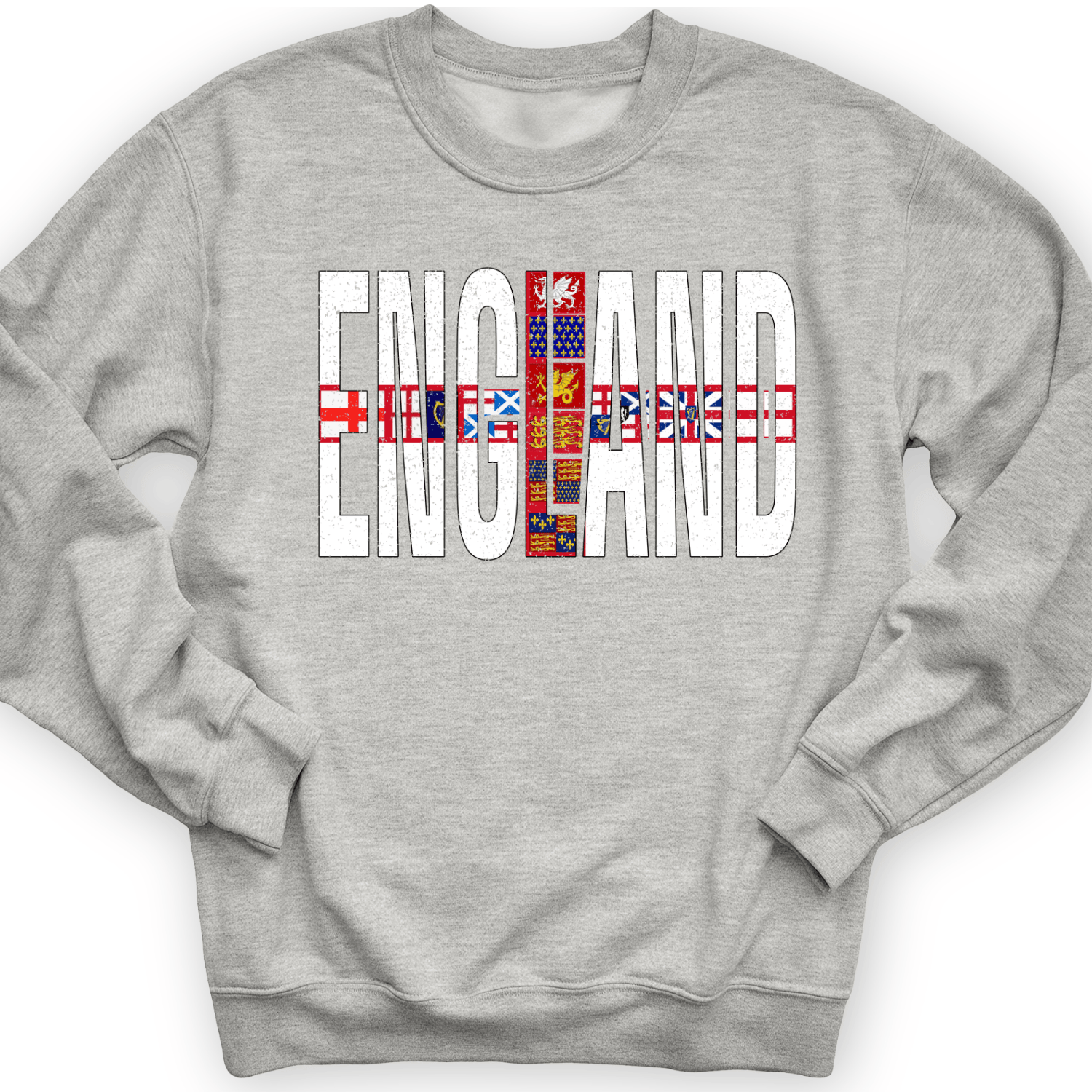 English Flags 1 Crewneck
