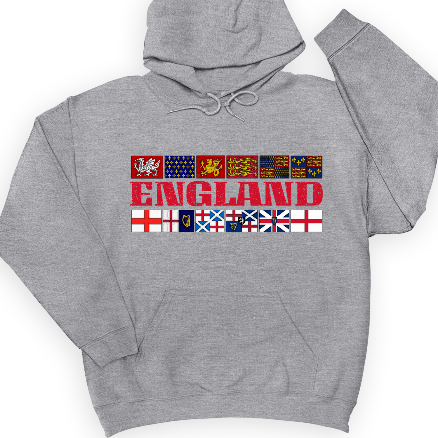 English Flags 2 Hoodie