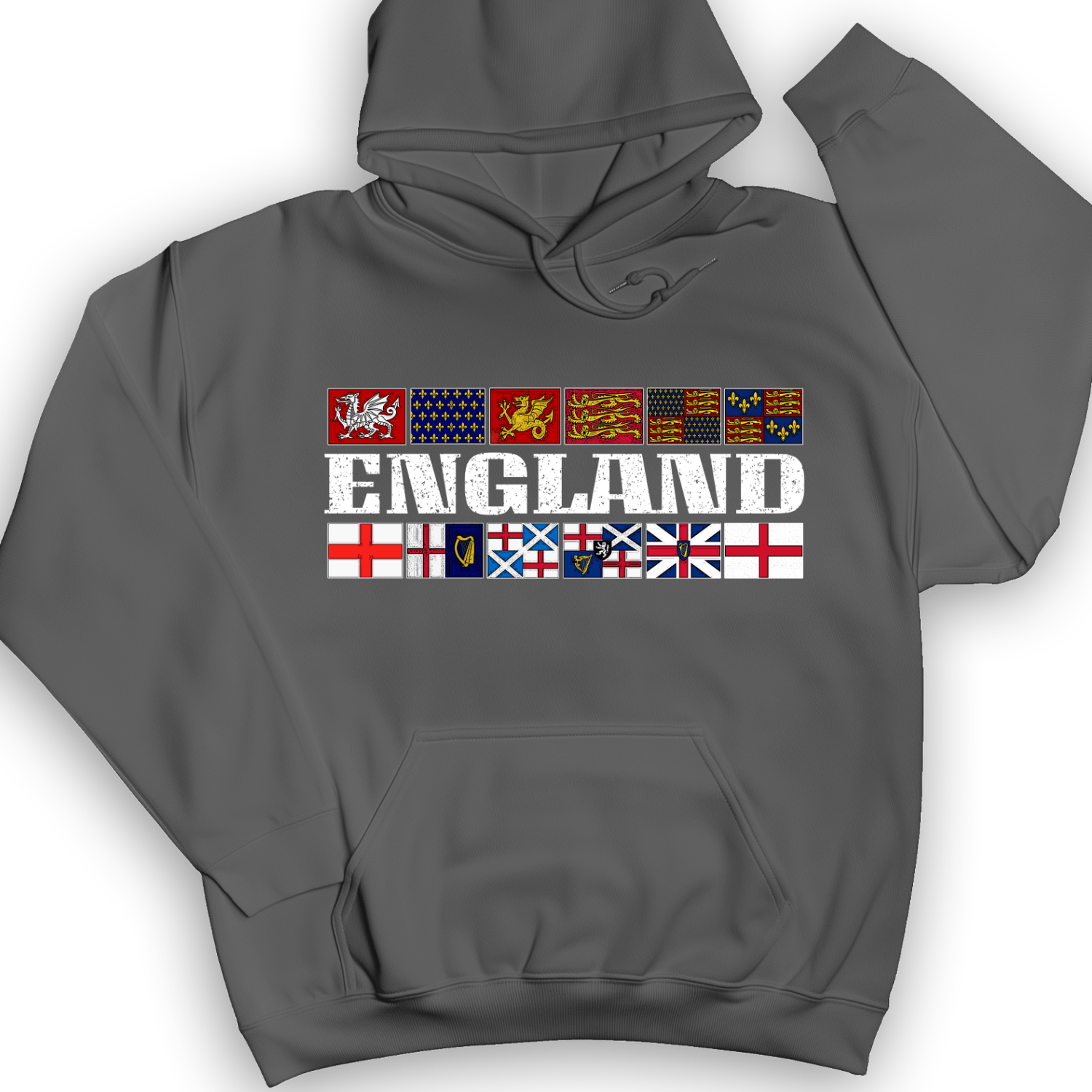 English Flags 2 Hoodie